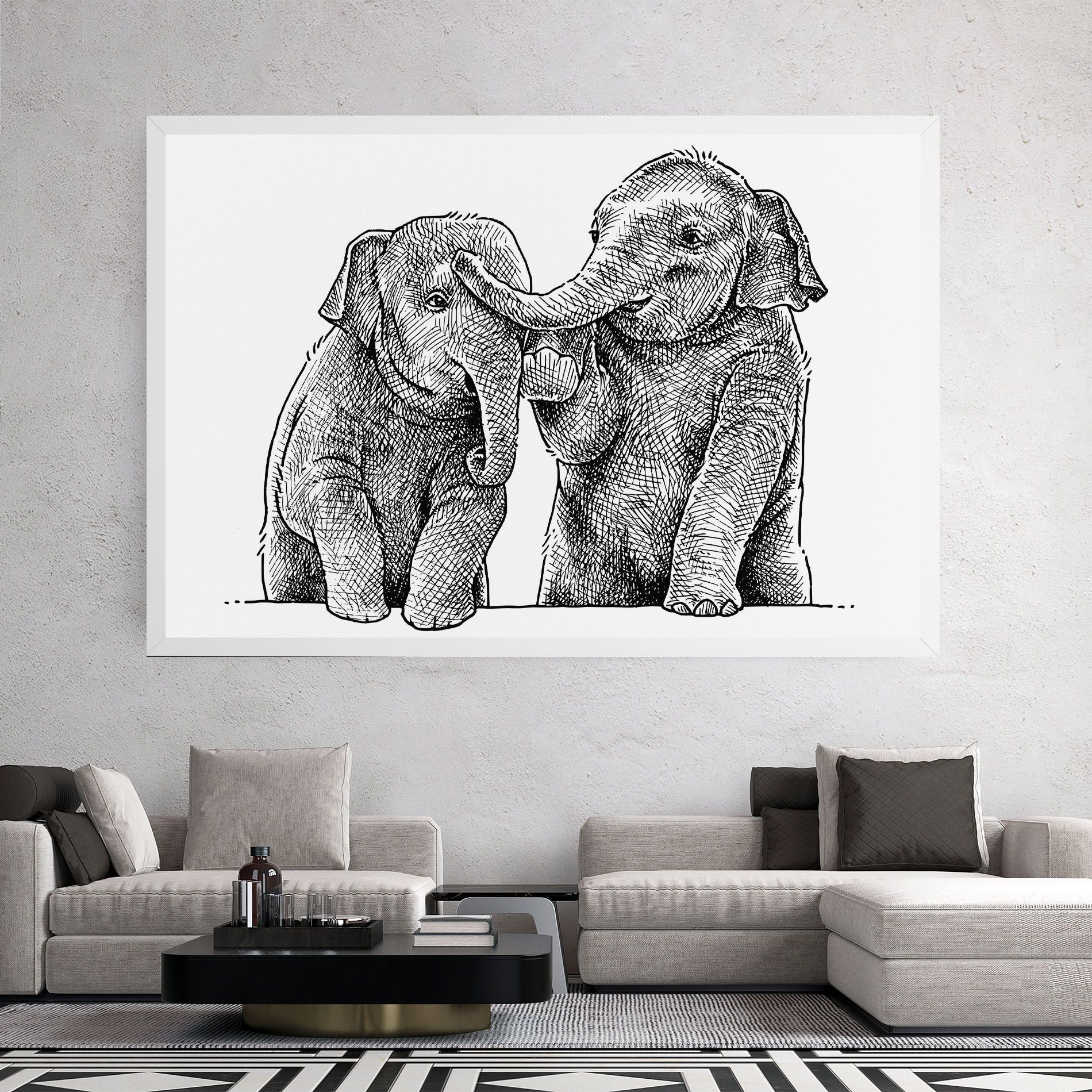 Baby Elephants mockup 2