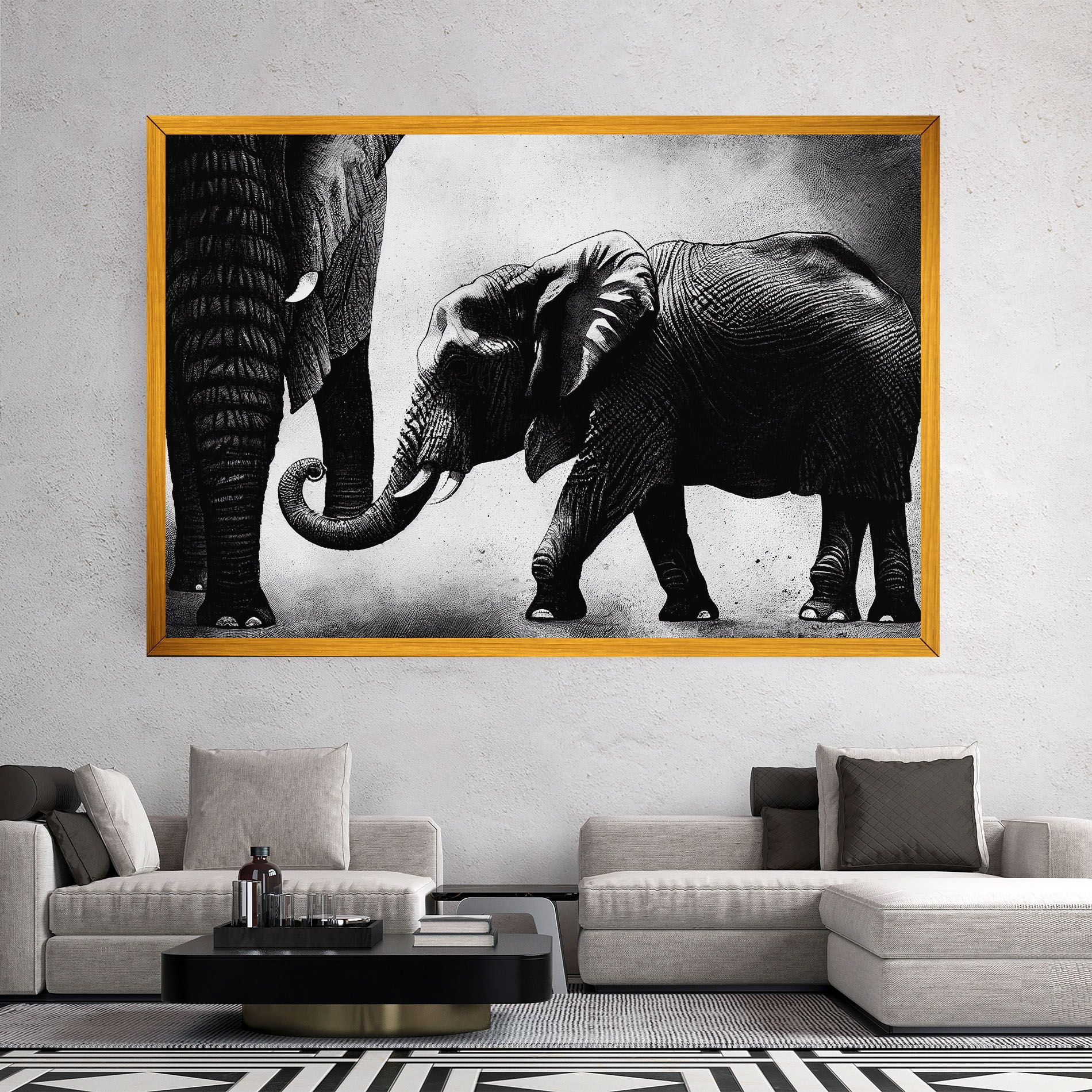 Baby Elephant mockup 2