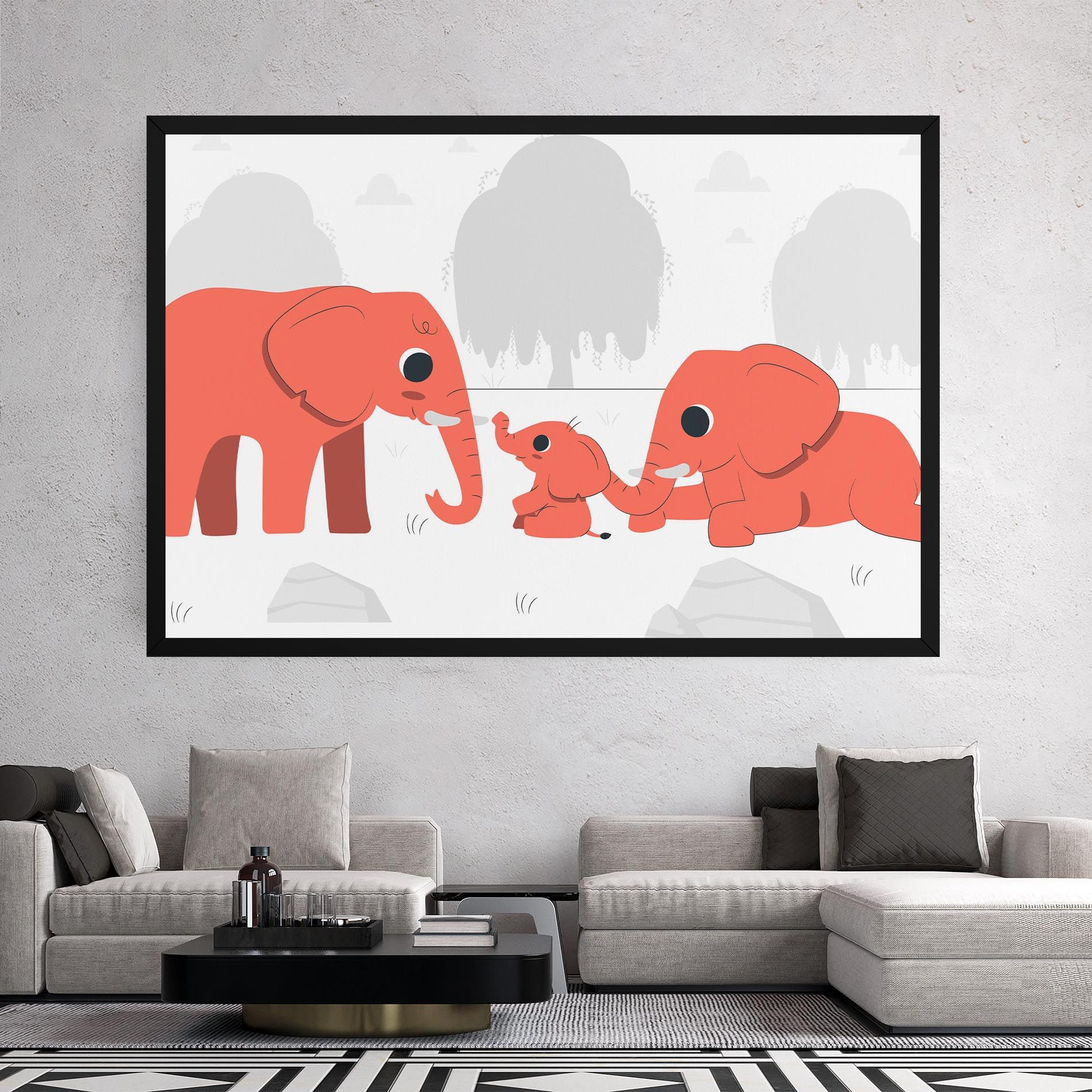 Orange Elephant mockup 2