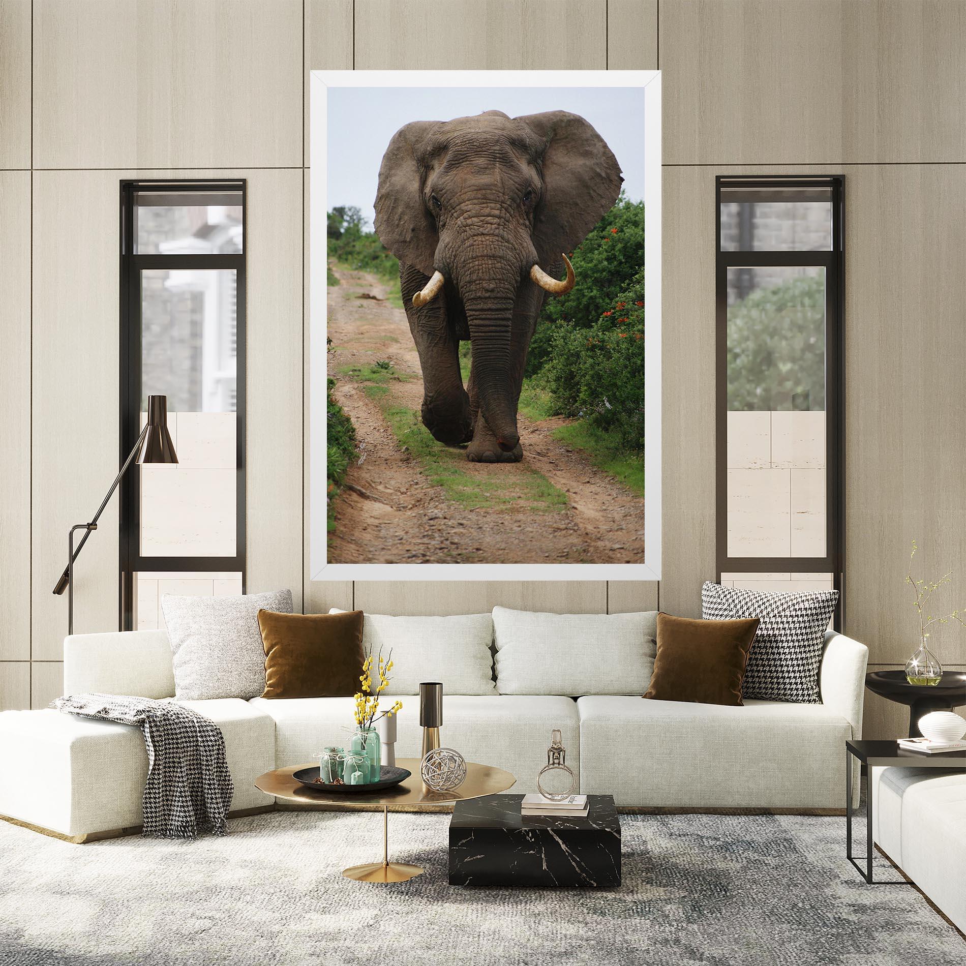 Tablou Canvas Elephant Safari mockup 2