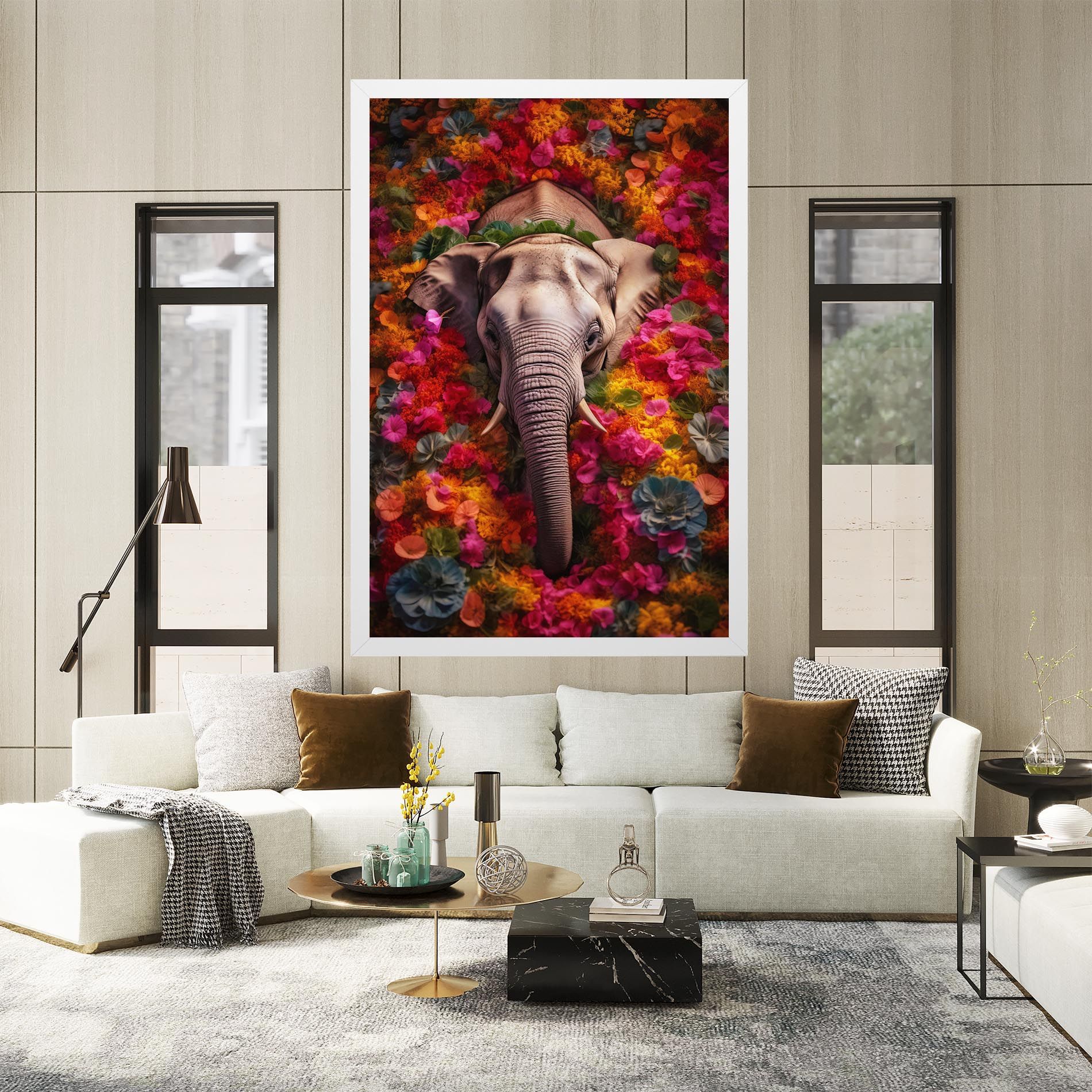 Flower Elephant mockup 2