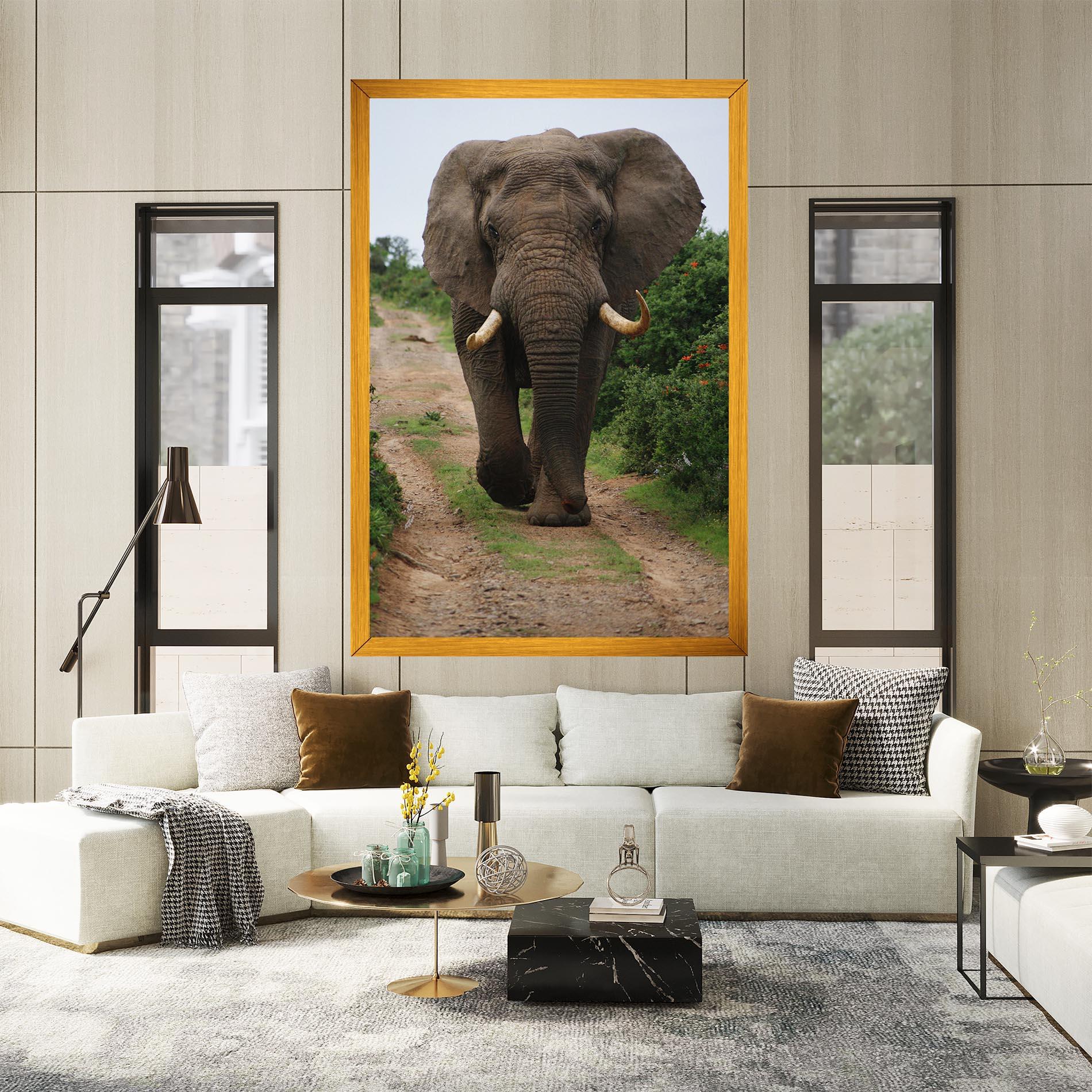 Tablou Canvas Elephant Safari mockup 2