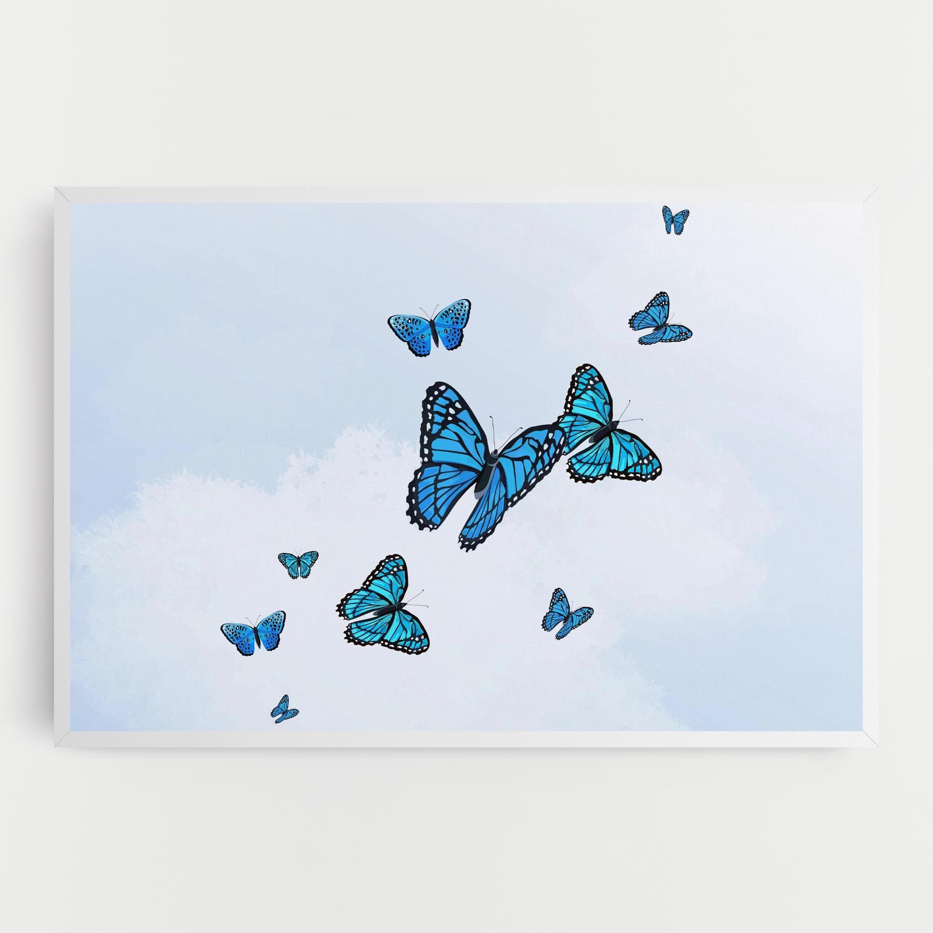Blue Sky Butterfly mockup 0
