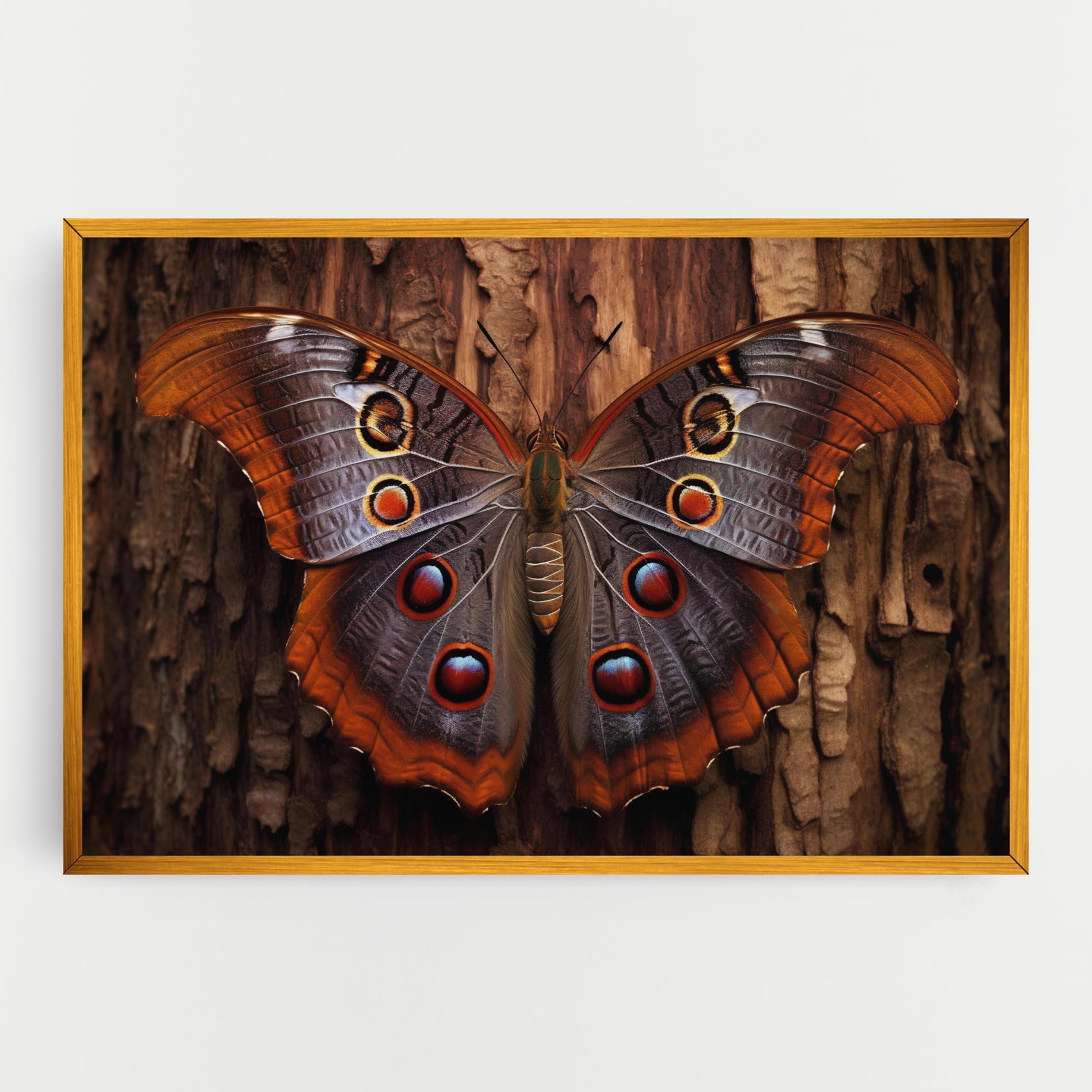 Tablou Canvas Brown Eyes Butterfly mockup 0