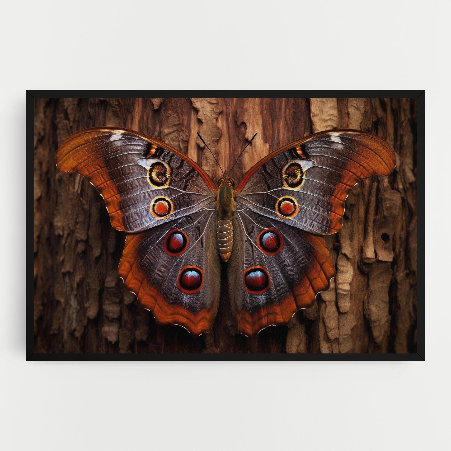 Tablou Canvas Brown Eyes Butterfly mockup 0