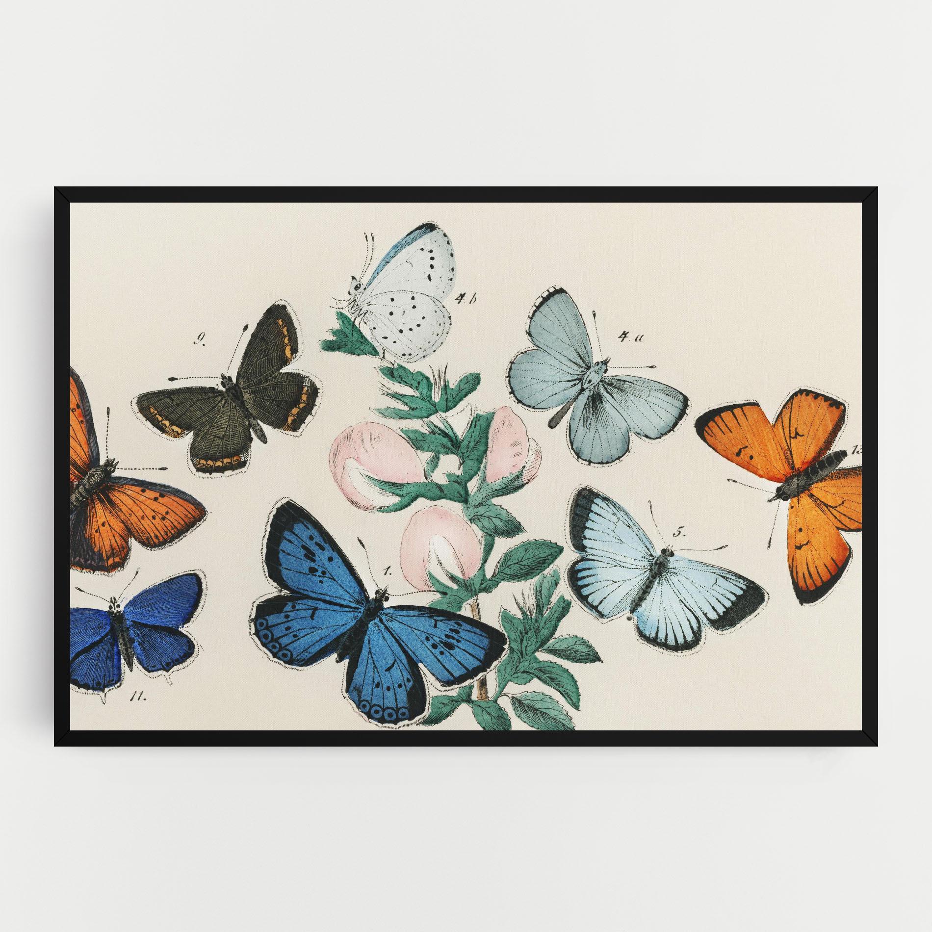 Tablou Canvas Moving Butterflies mockup 0