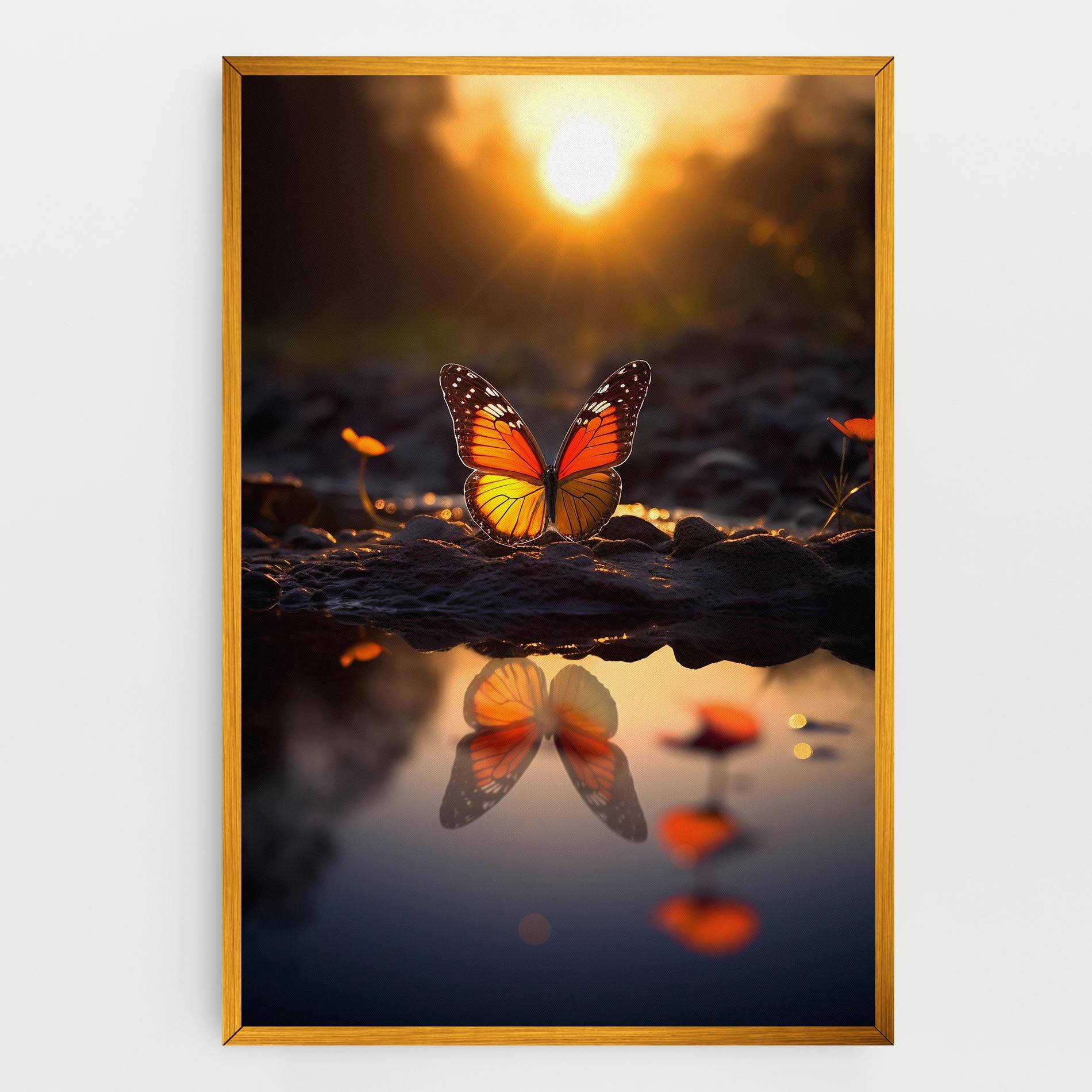 Sun Water Butterfly mockup 0