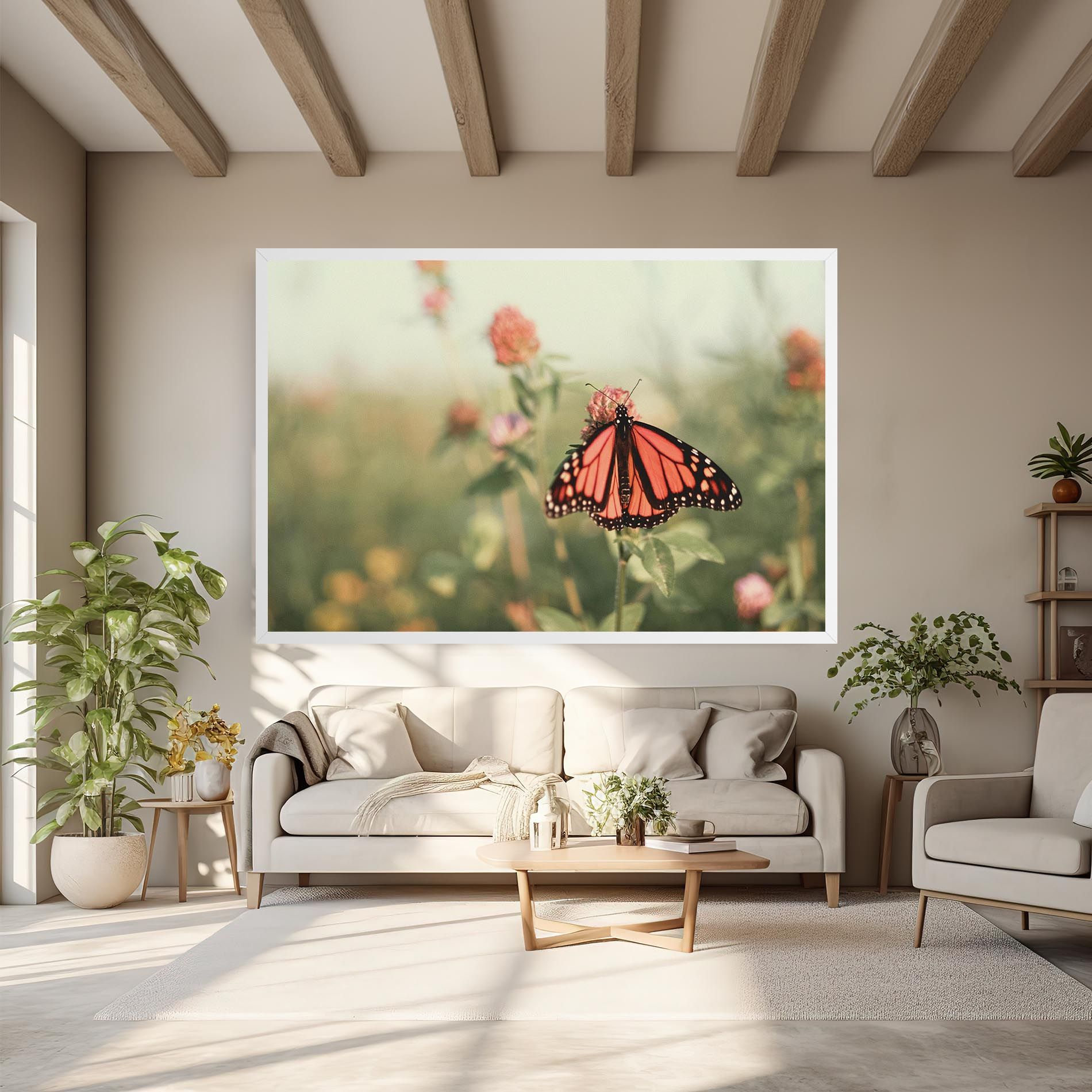 Light Red Butterfly mockup 6