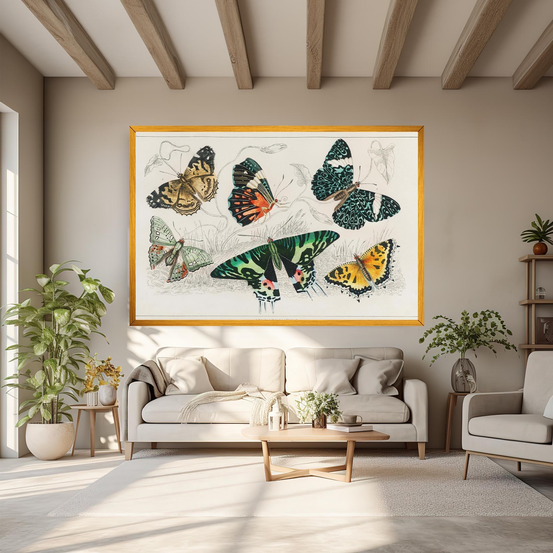 Tablou Canvas Butterfly Art mockup 6