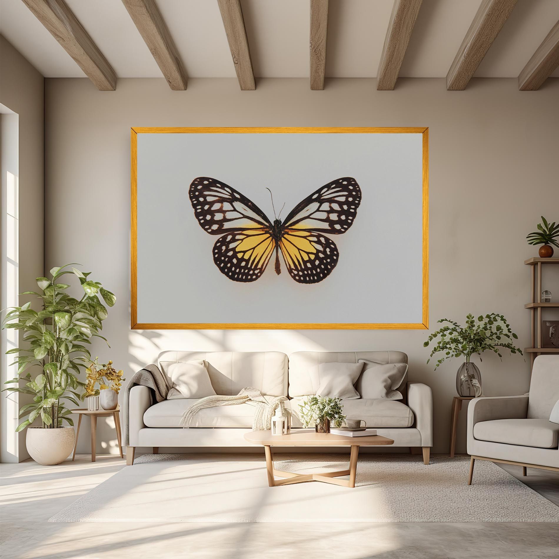 Butterfly On Grey mockup 6