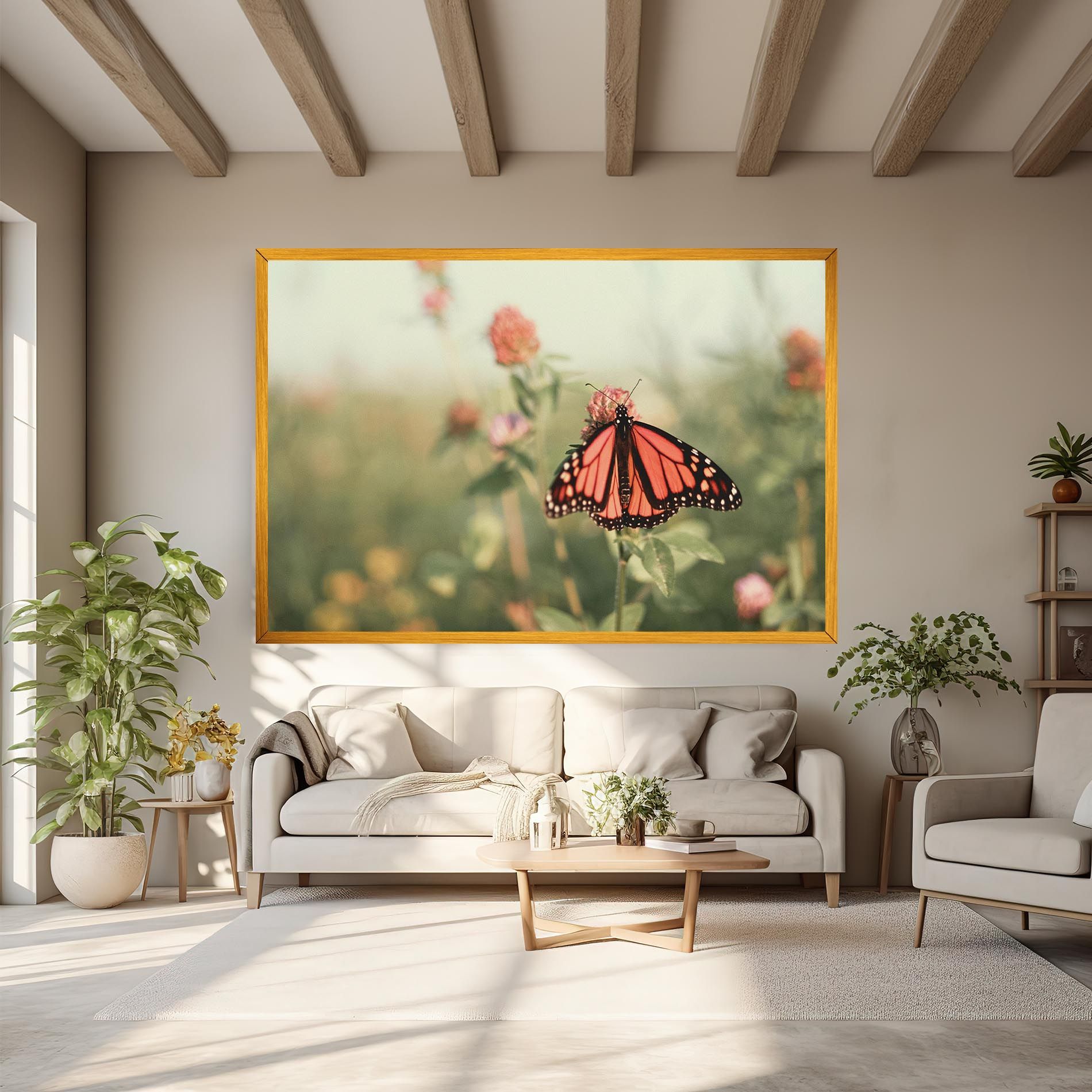 Light Red Butterfly mockup 6