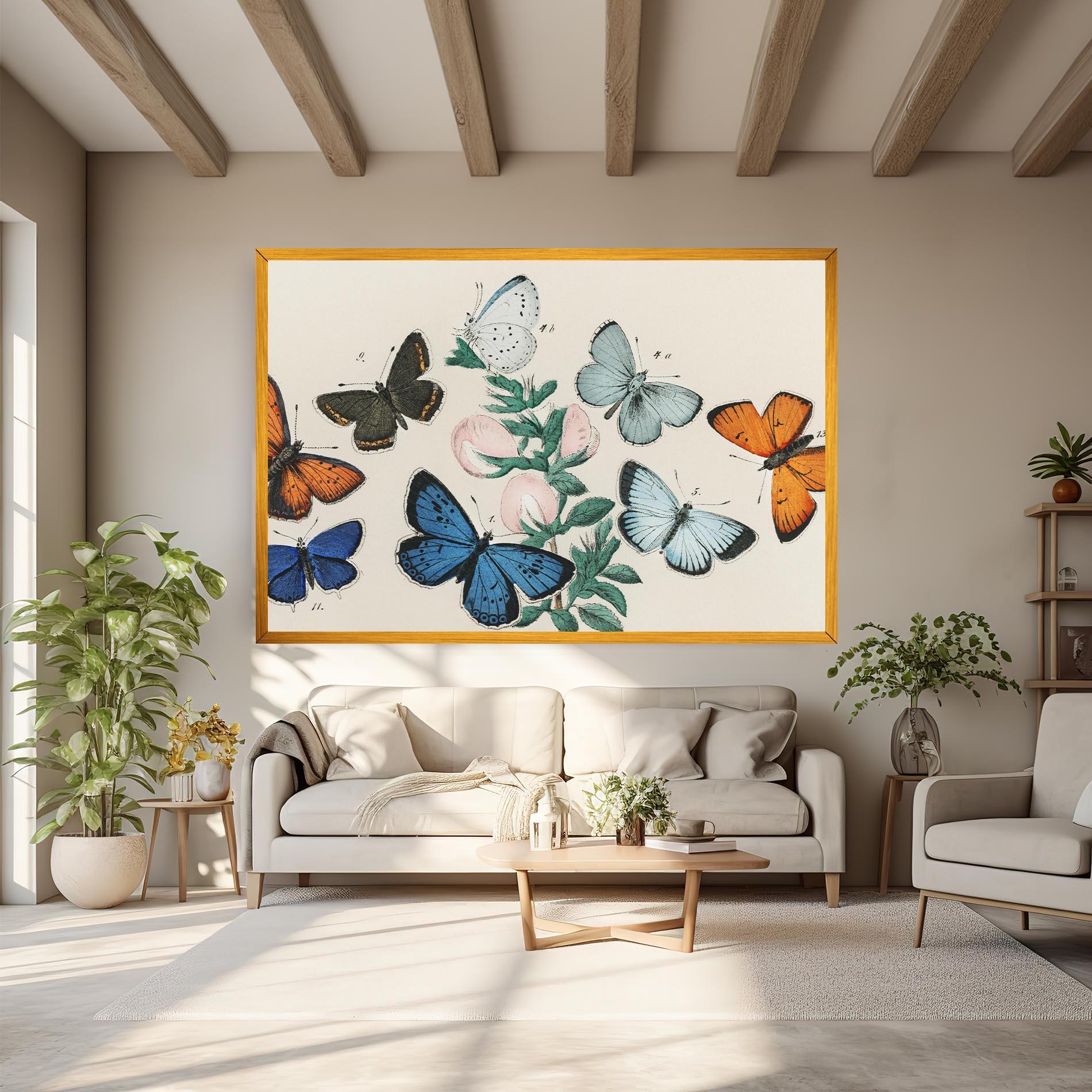 Tablou Canvas Moving Butterflies mockup 6