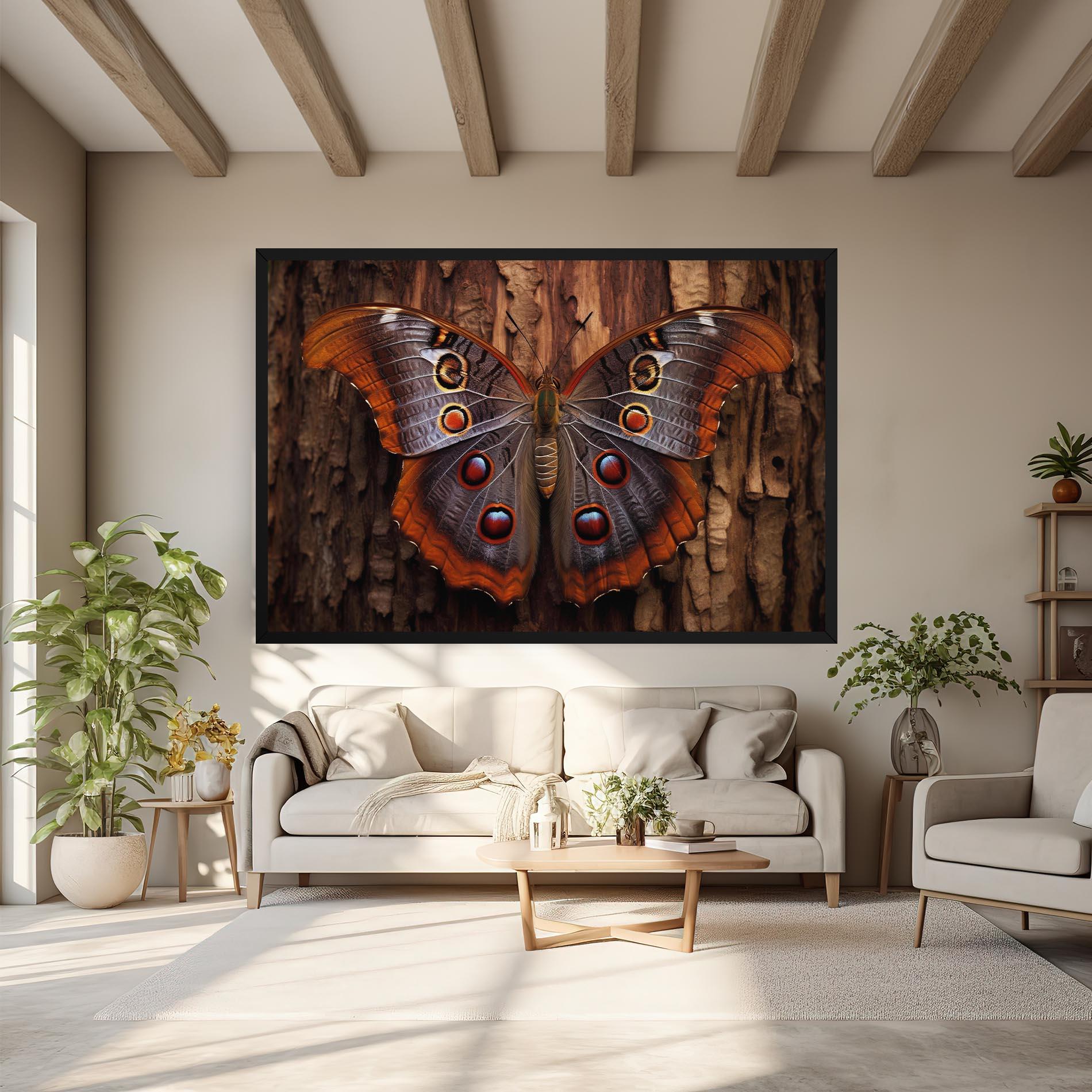 Tablou Canvas Brown Eyes Butterfly mockup 6