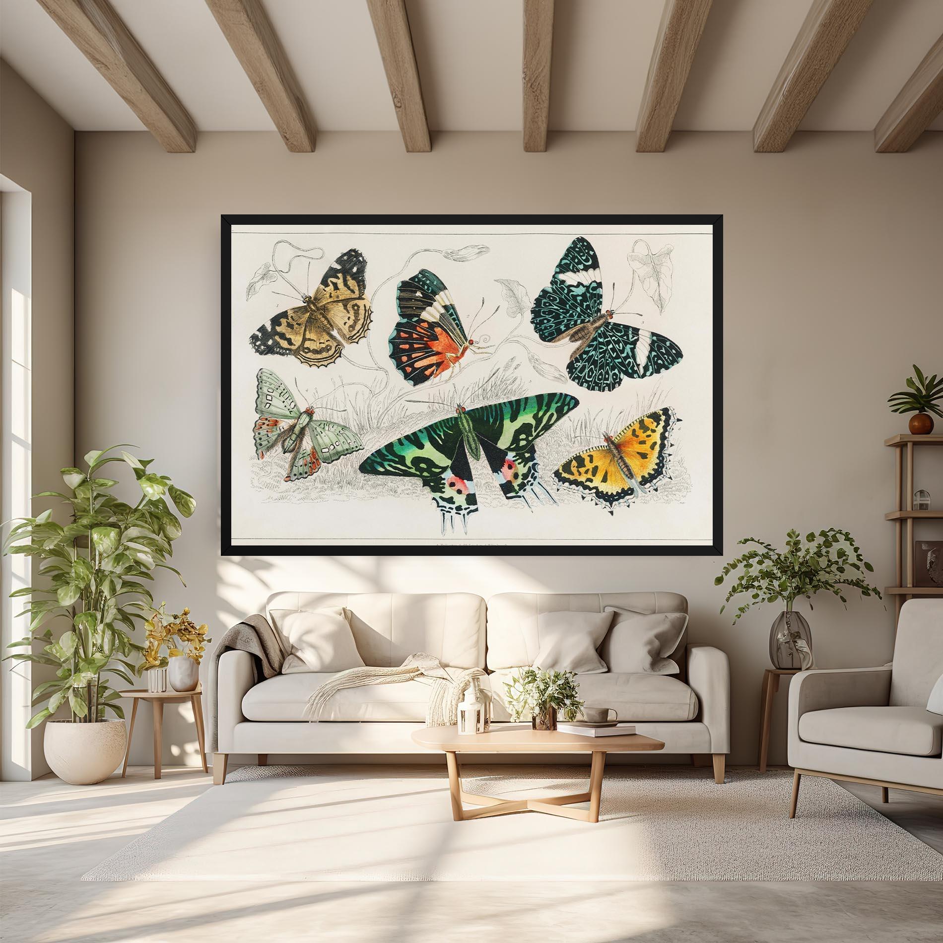 Tablou Canvas Butterfly Art mockup 6