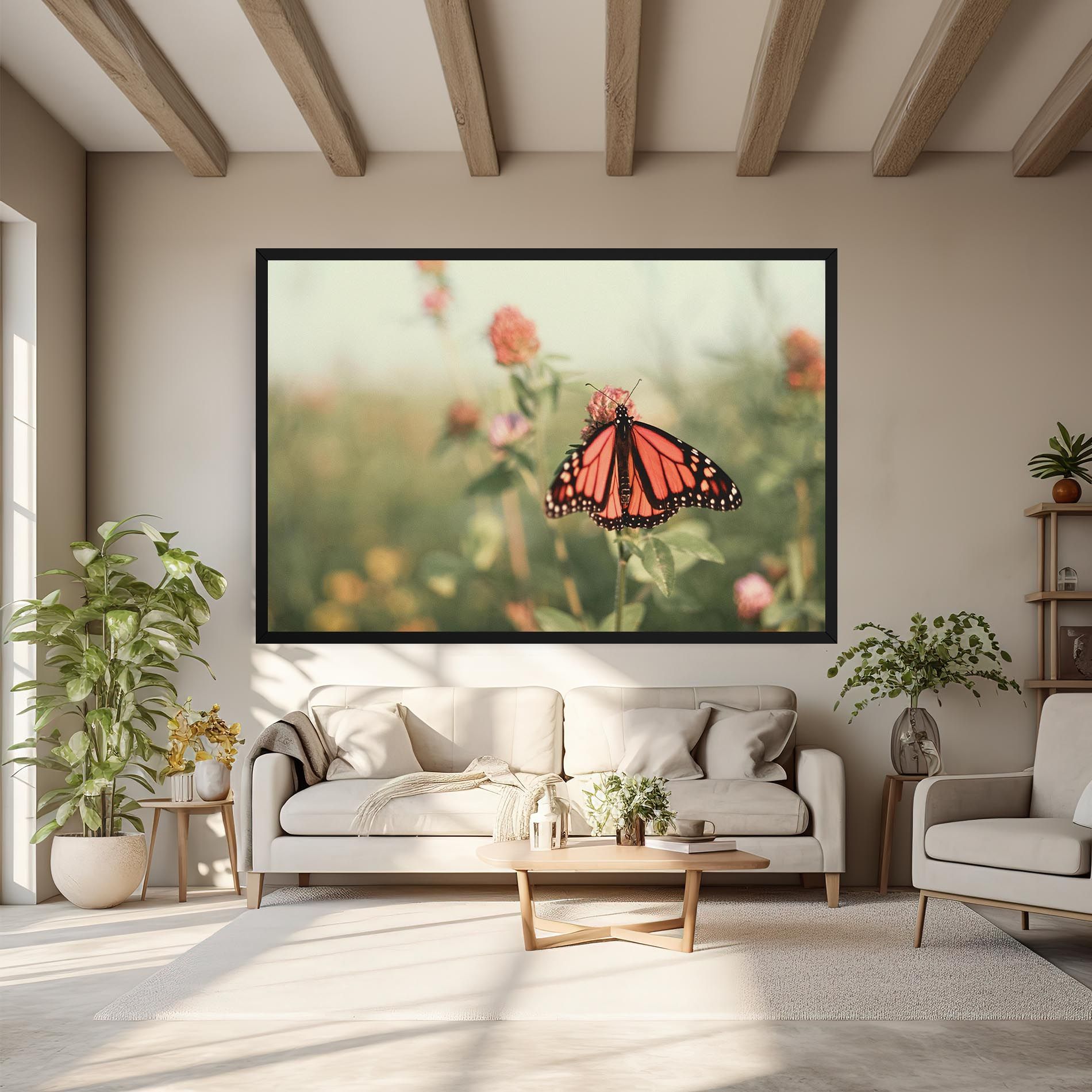Light Red Butterfly mockup 6