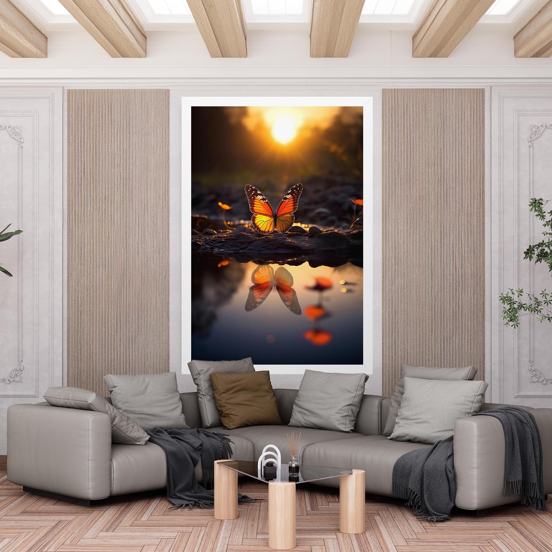 Sun Water Butterfly mockup 6