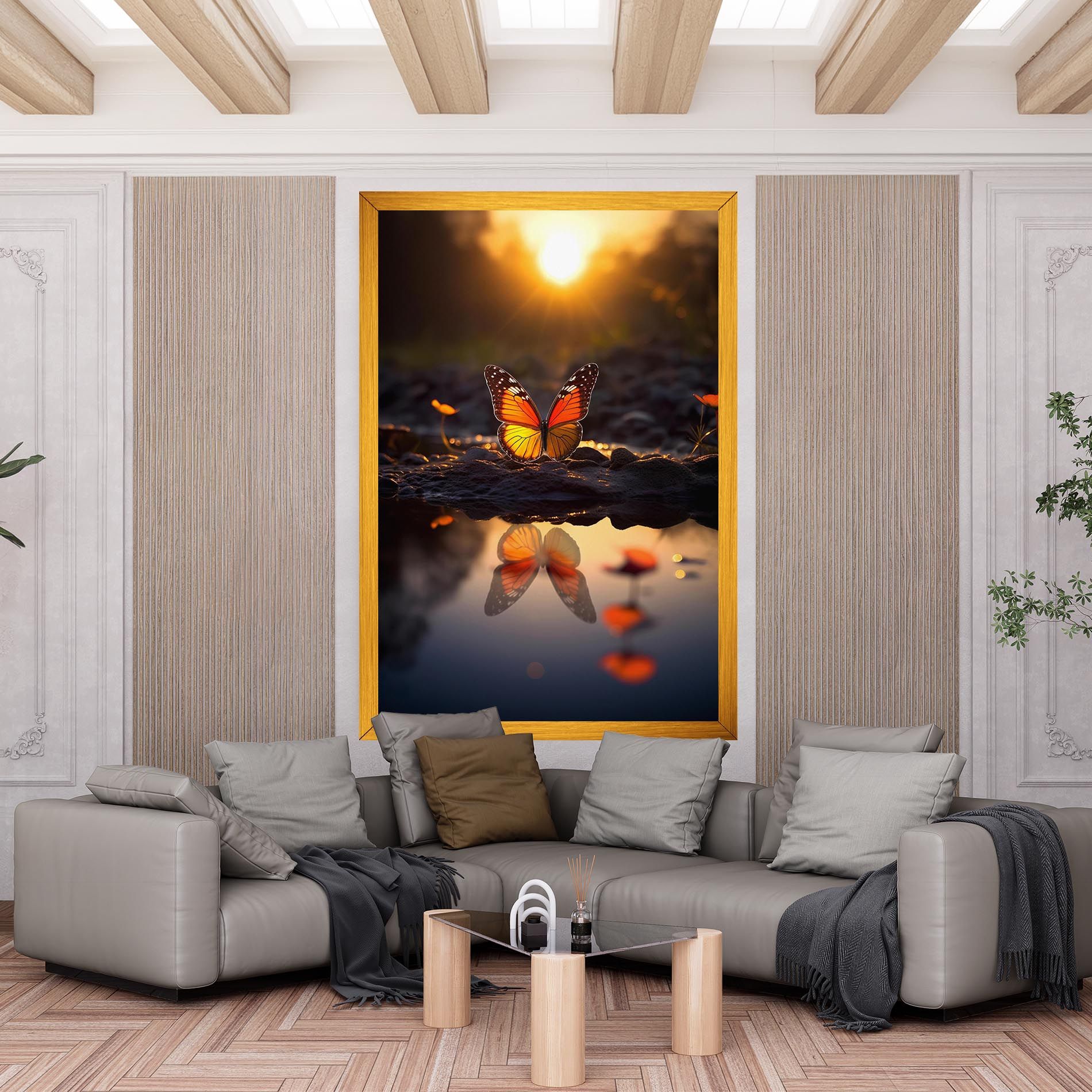 Sun Water Butterfly mockup 6