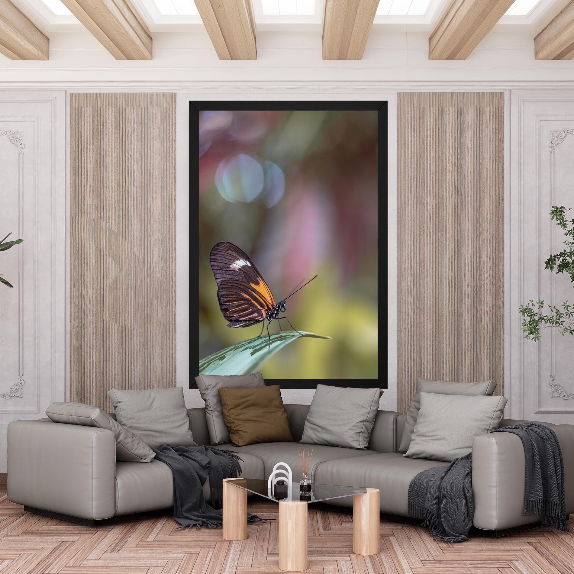 Dark Purple Butterfly mockup 6