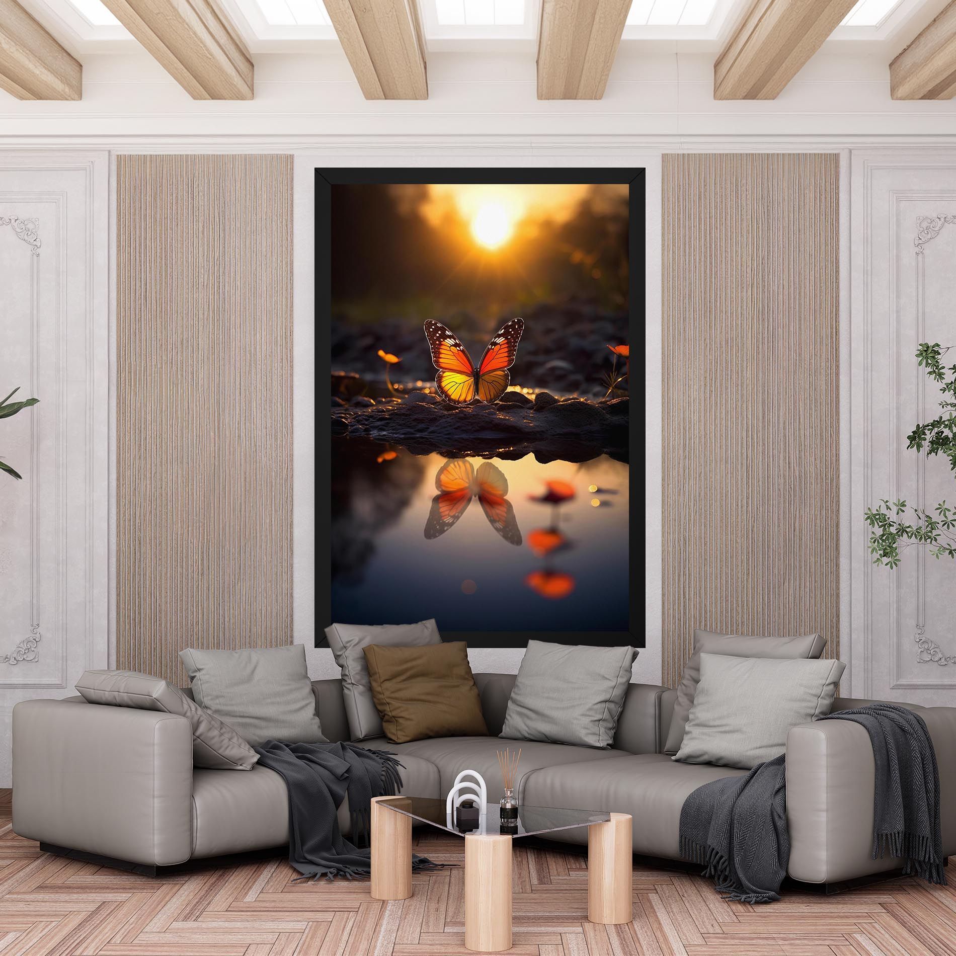 Sun Water Butterfly mockup 6