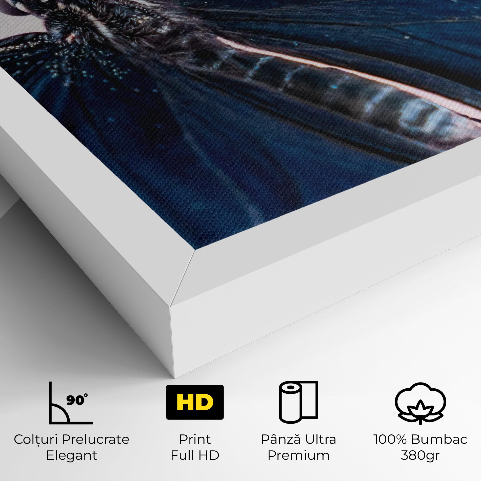 Tablou Canvas Blue Butterfly mockup 4