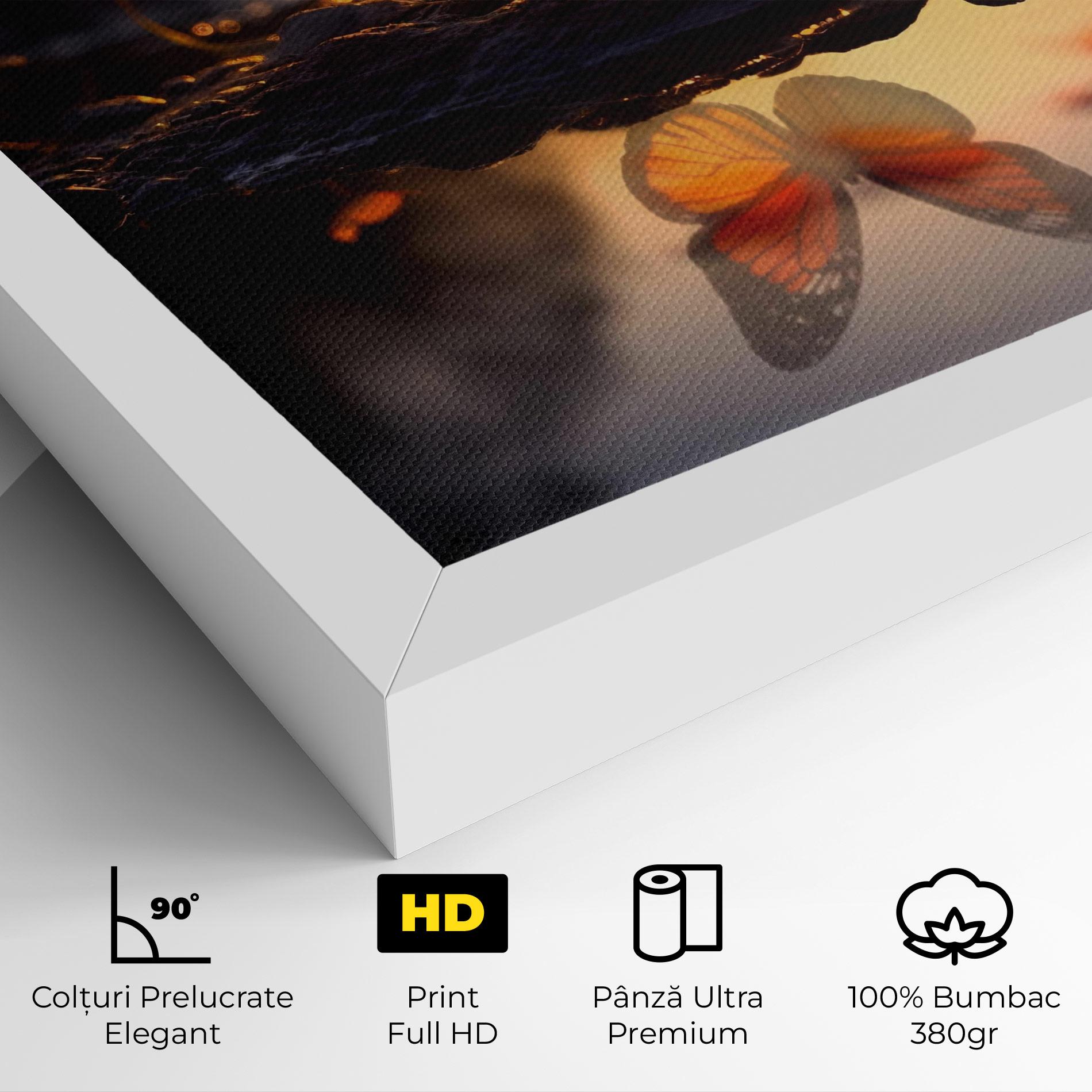 Tablou Canvas Sun Water Butterfly mockup 4