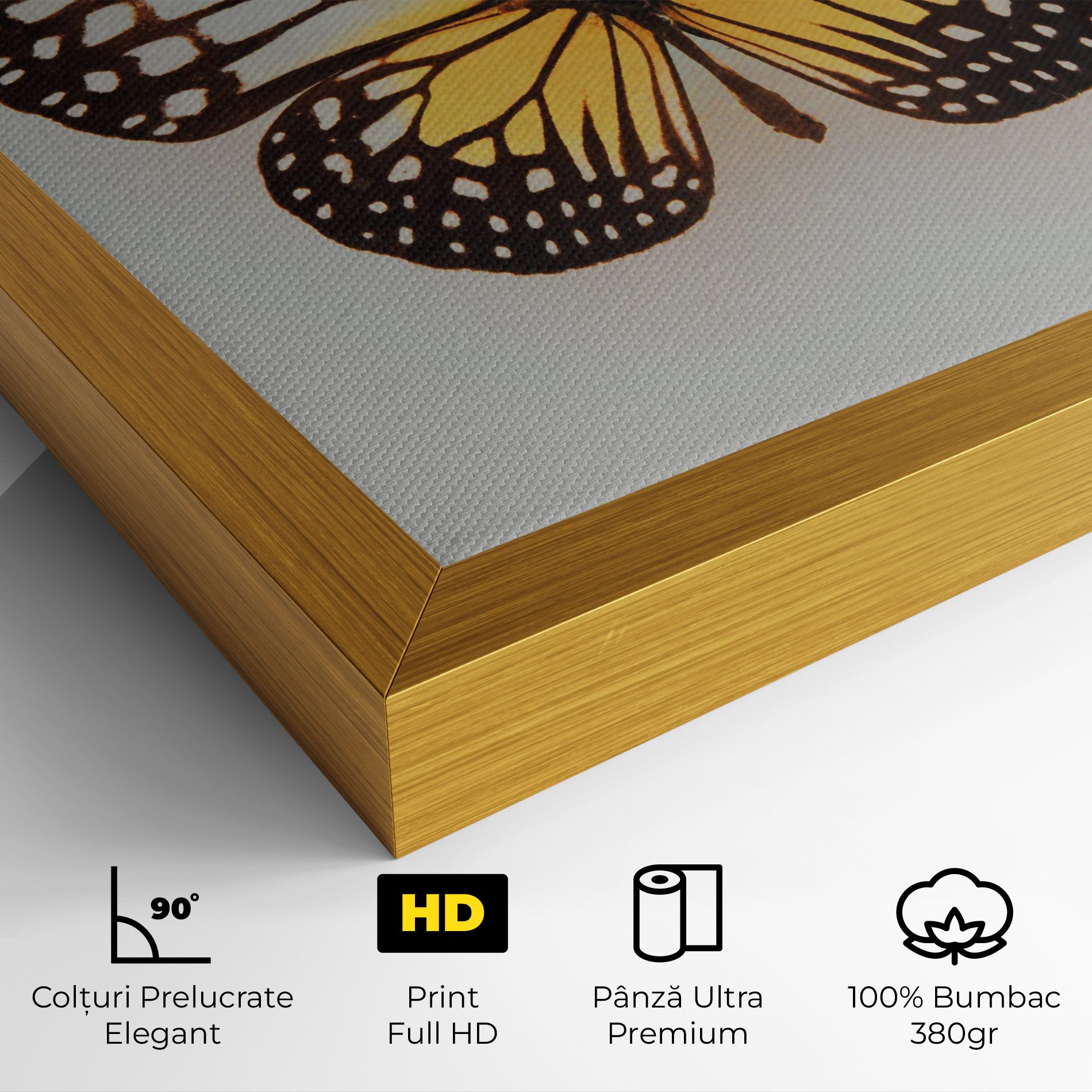 Butterfly On Grey mockup 4