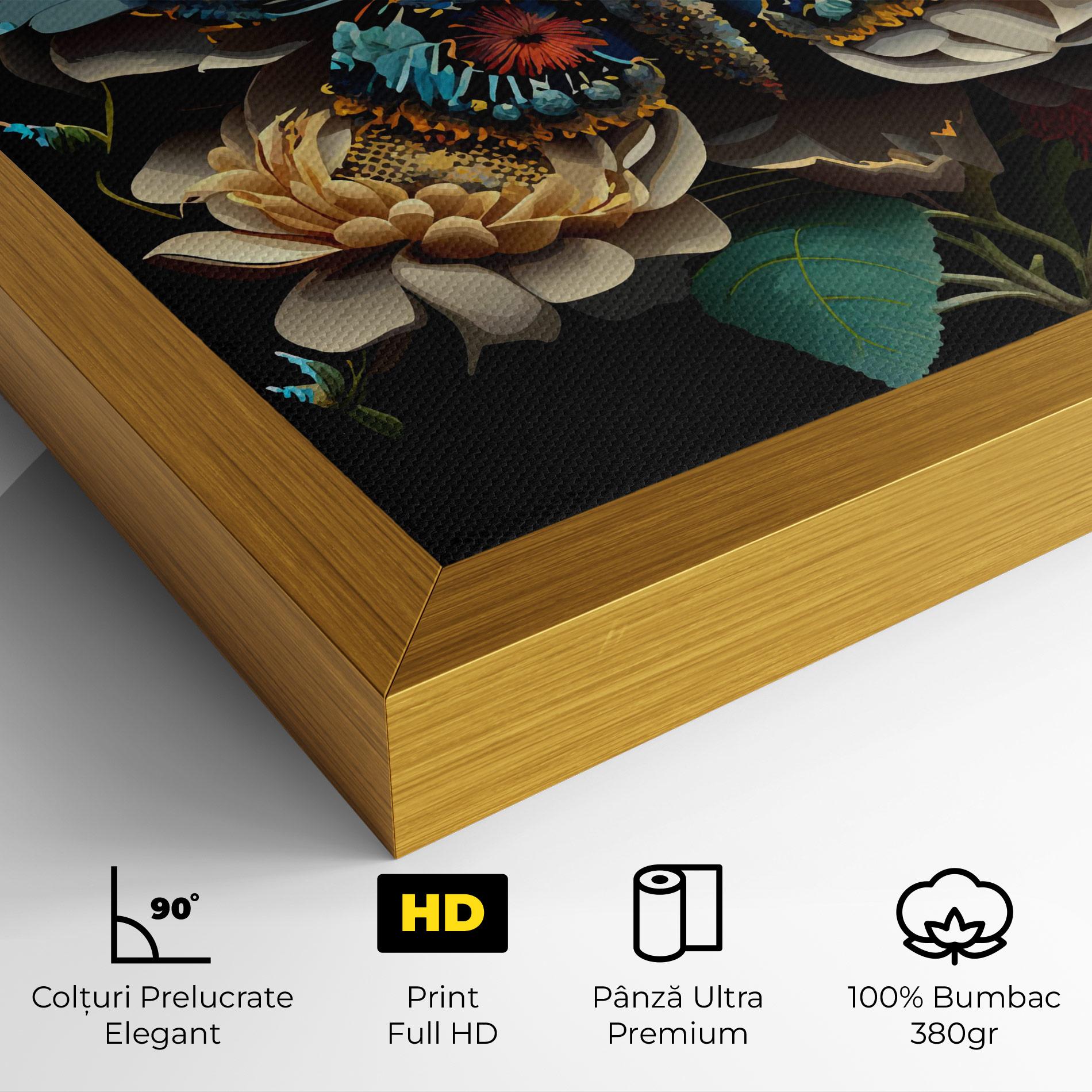 Tablou Canvas Colorful Butterfly mockup 4