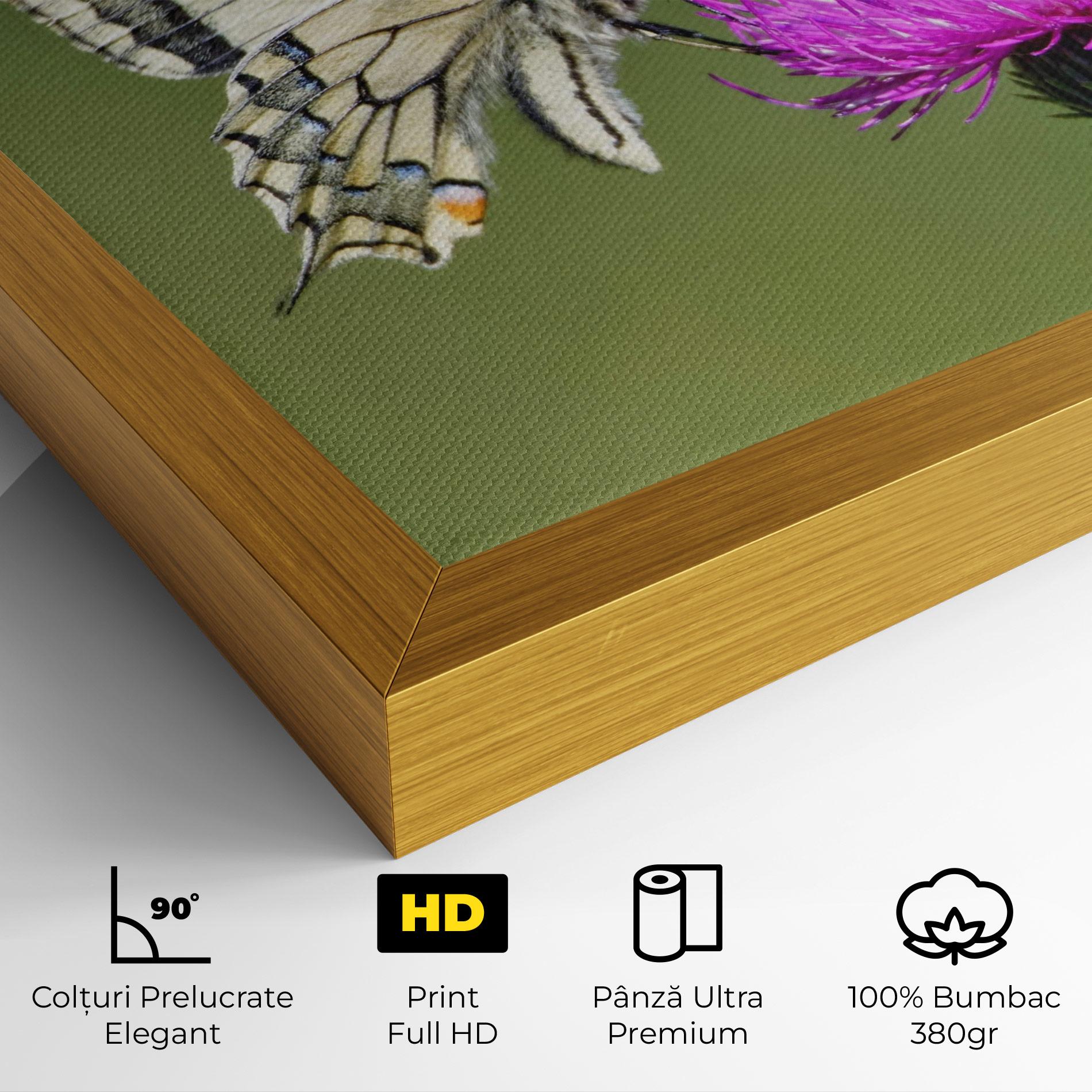 Tablou Canvas White Butterfly Pollen mockup 4