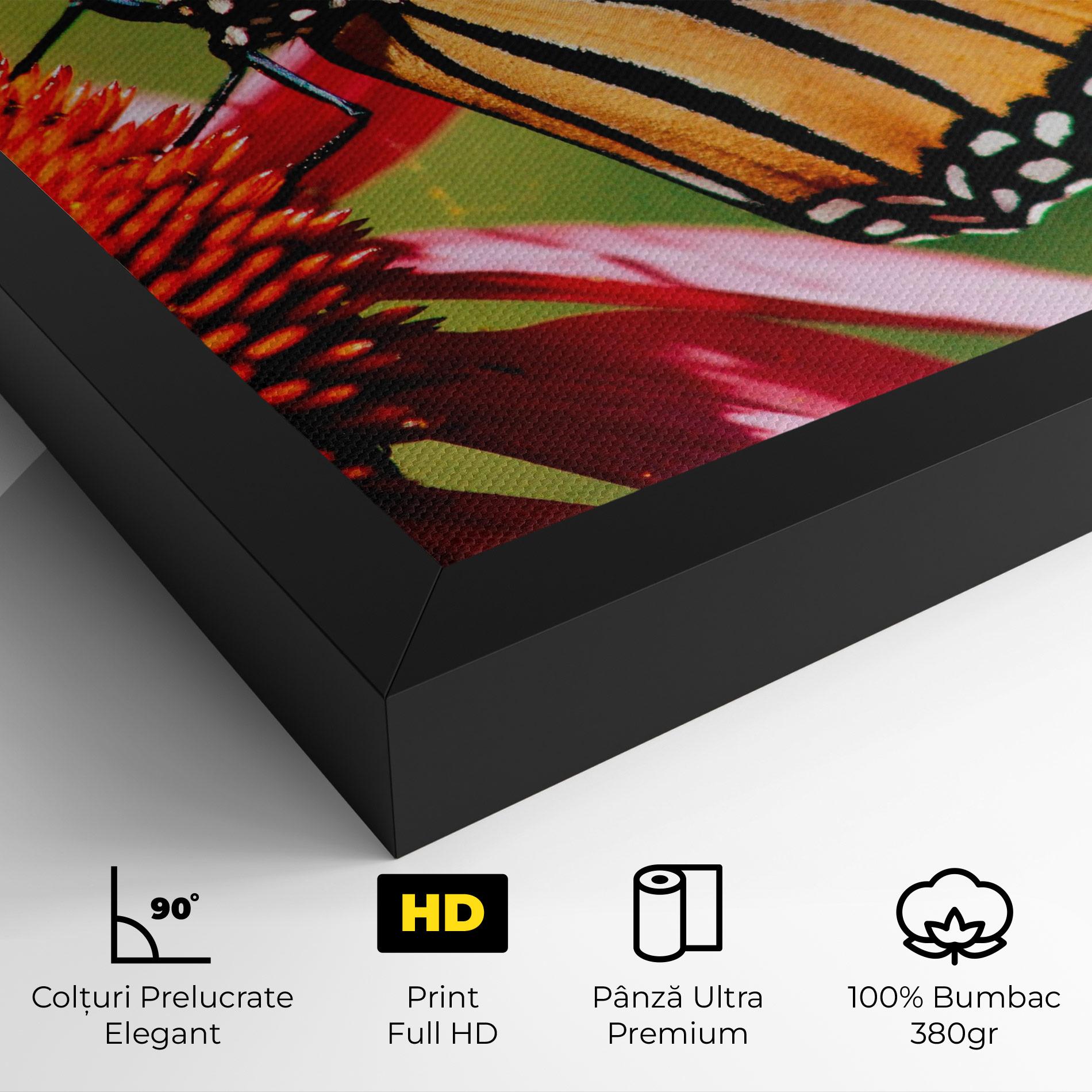 Tablou Canvas Big Orange Butterfly mockup 4