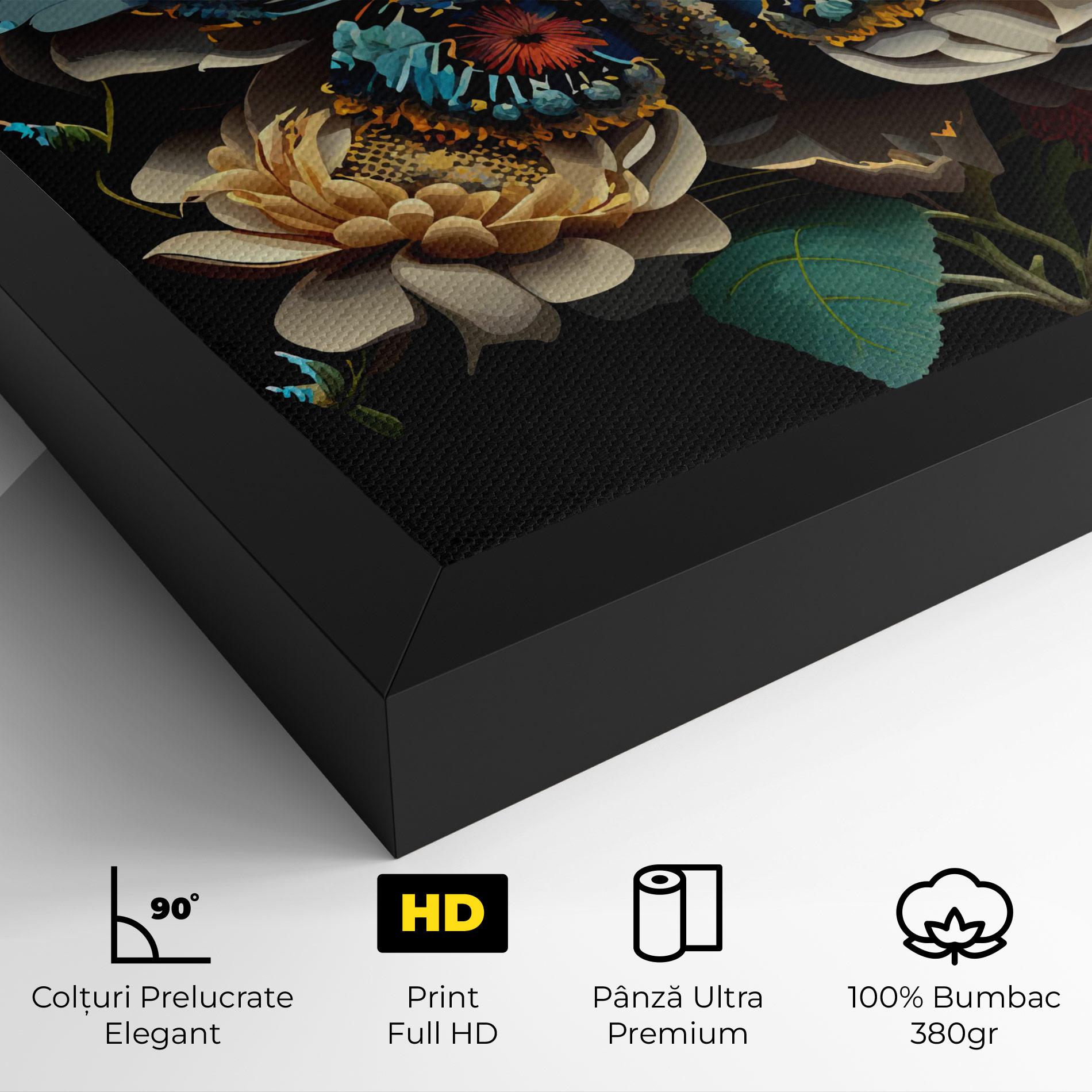 Tablou Canvas Colorful Butterfly mockup 4