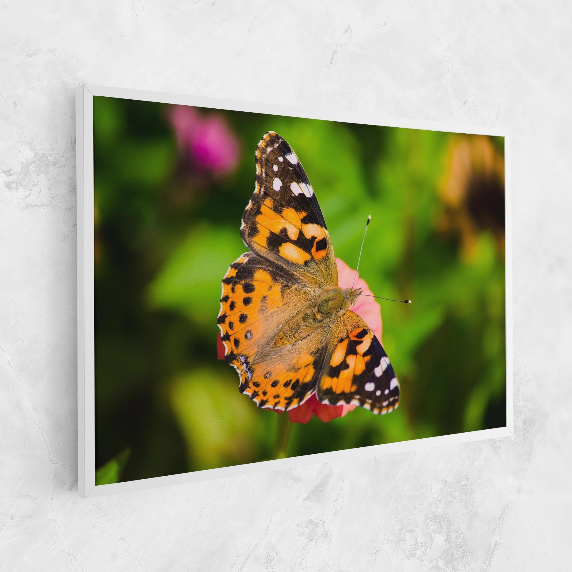 Butterfly On Flower mockup 1