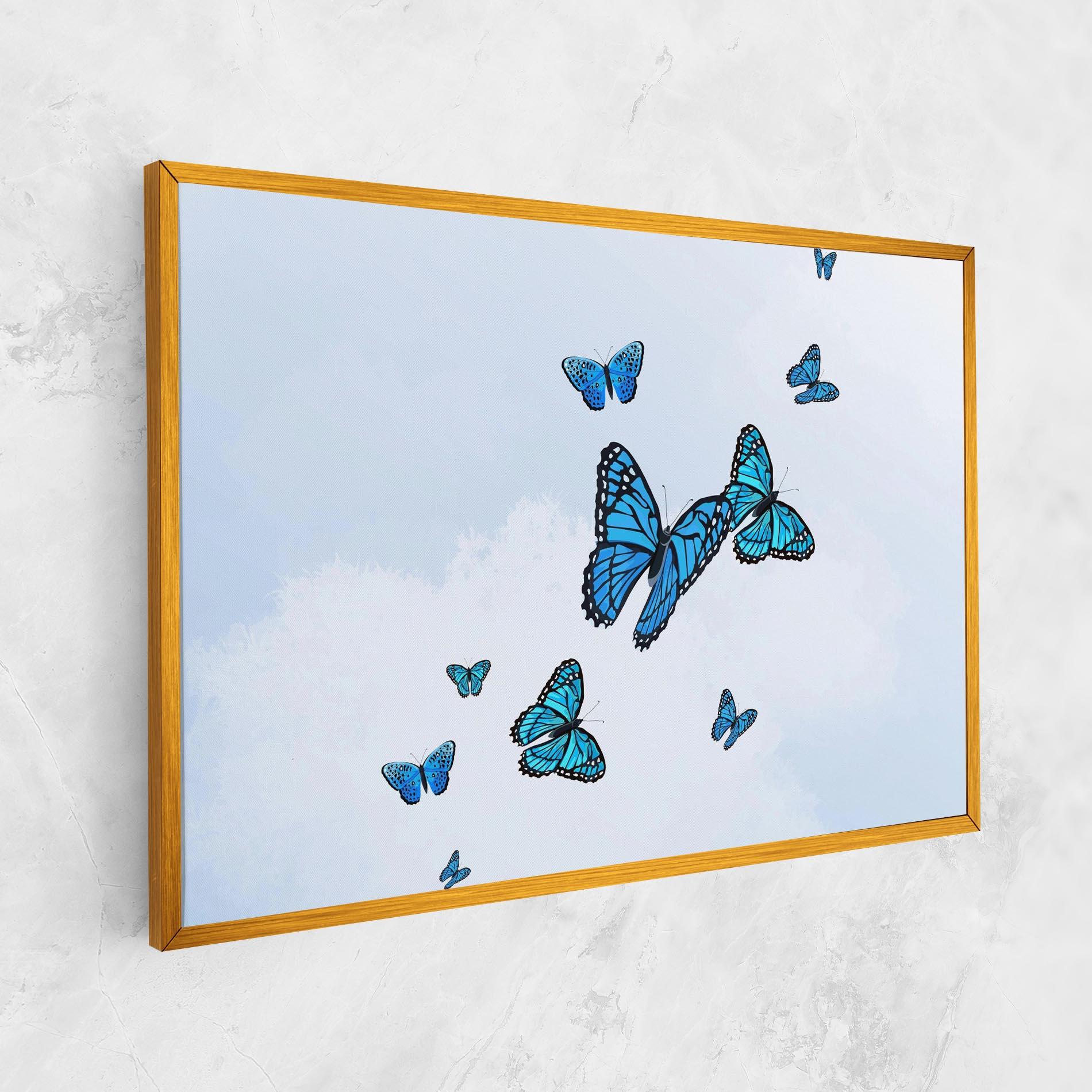 Tablou Canvas Blue Sky Butterfly mockup 1