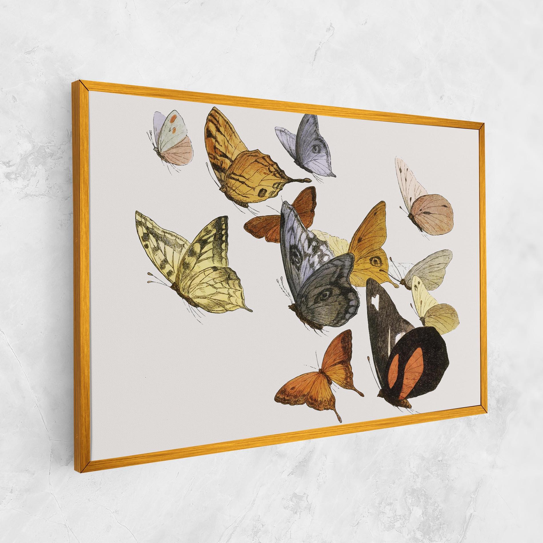 Tablou Canvas Butterfly Floating mockup 1