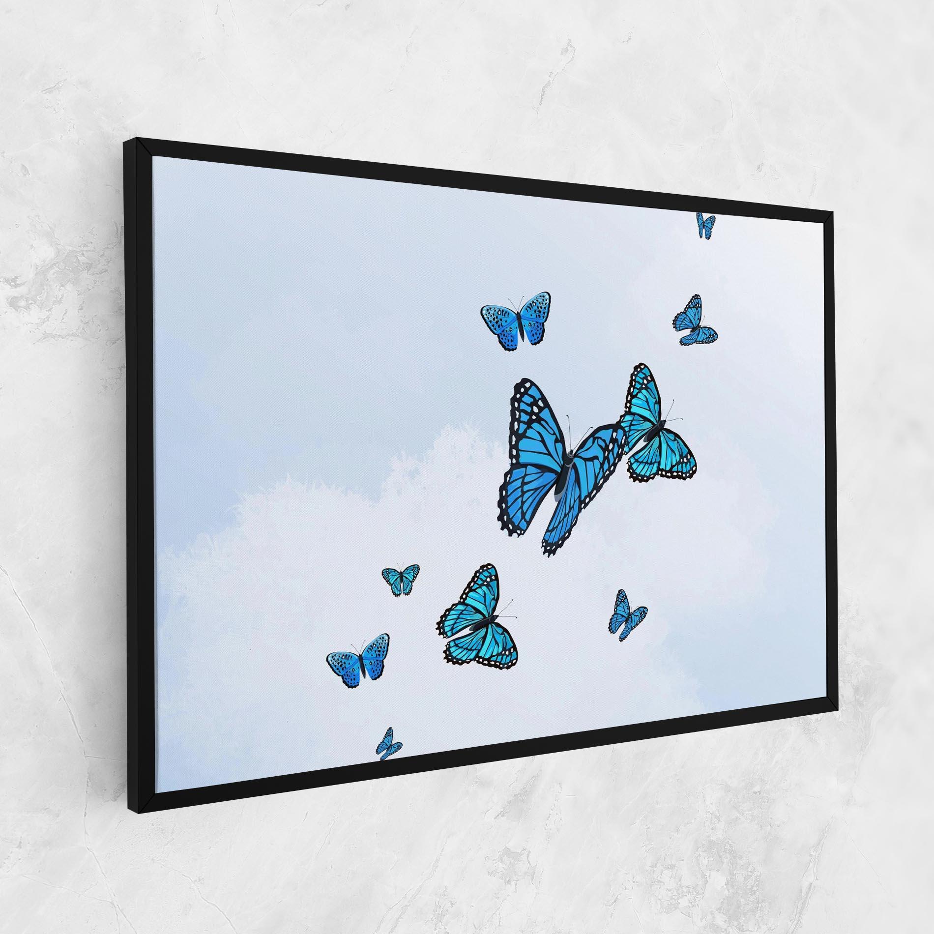 Tablou Canvas Blue Sky Butterfly mockup 1
