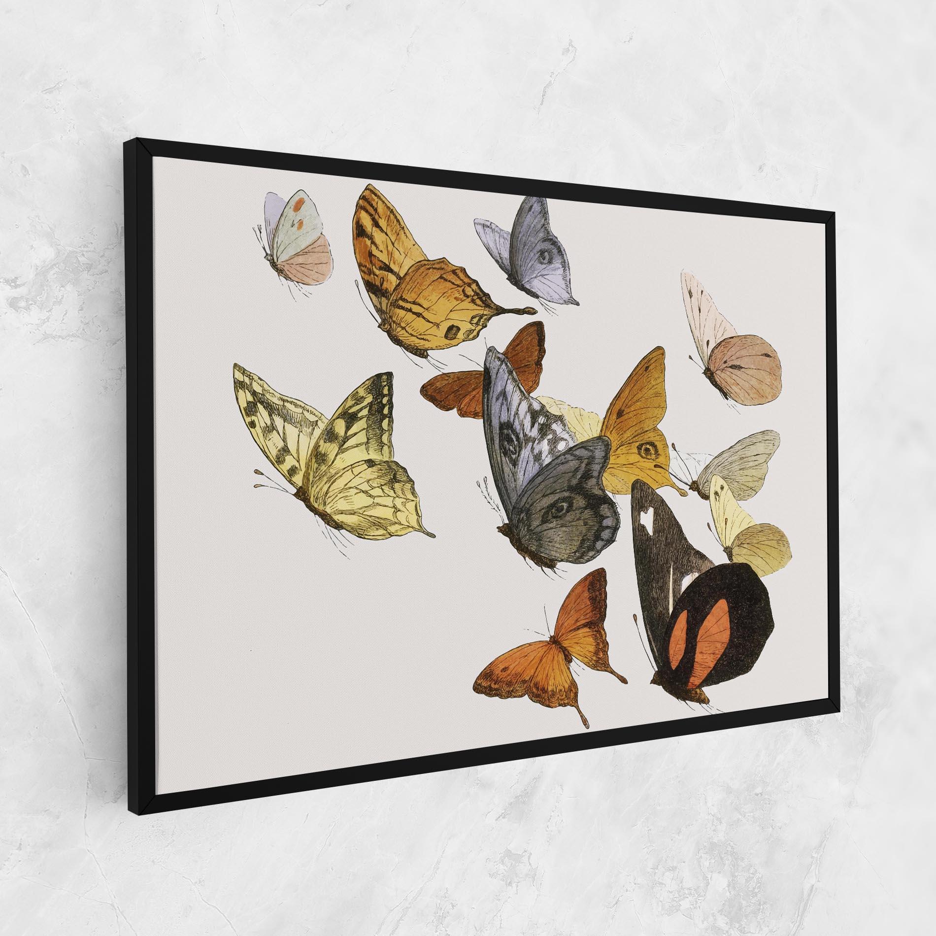 Tablou Canvas Butterfly Floating mockup 1