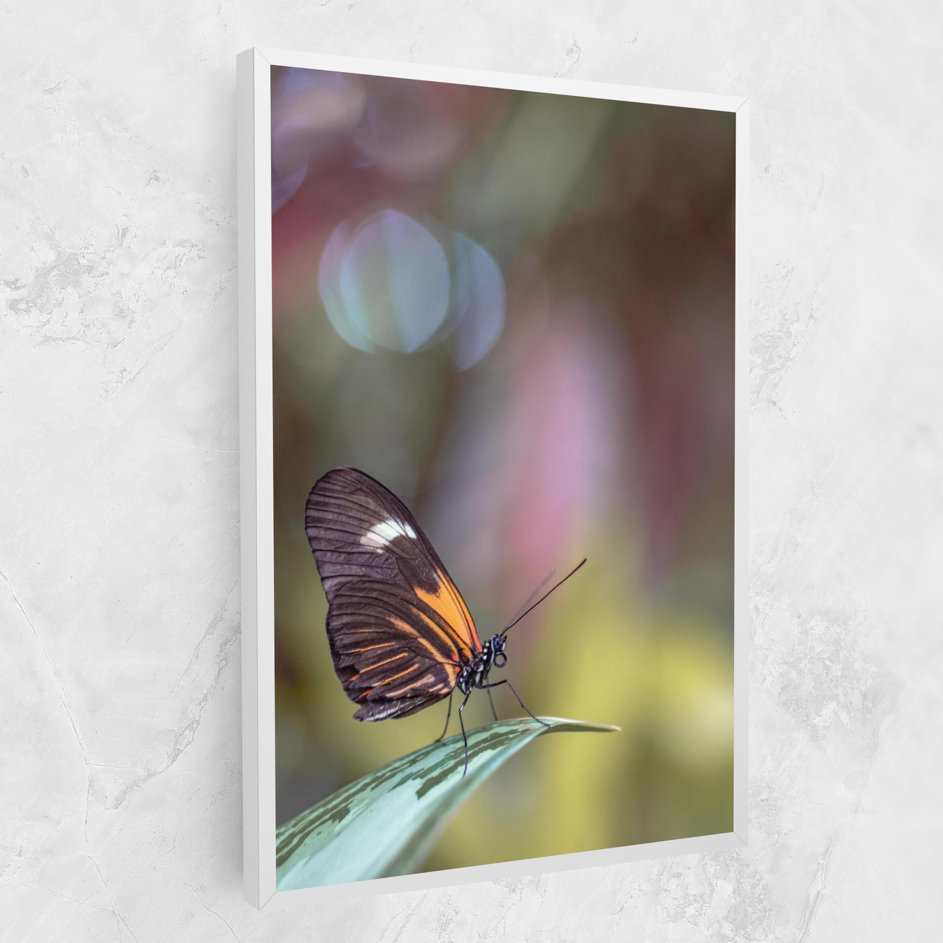 Tablou Canvas Dark Purple Butterfly mockup 1