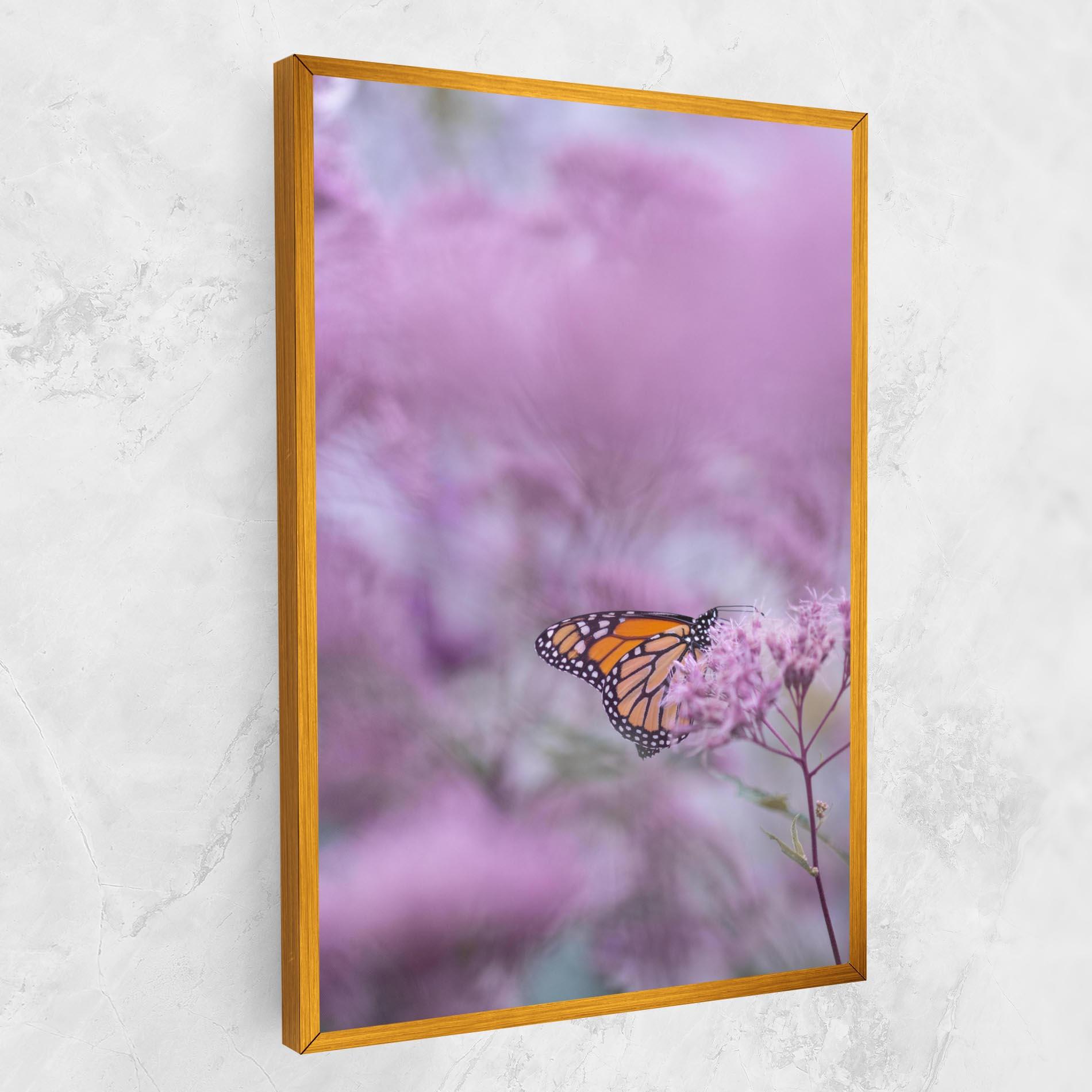 Tablou Canvas Purple Flower Butterfly mockup 1