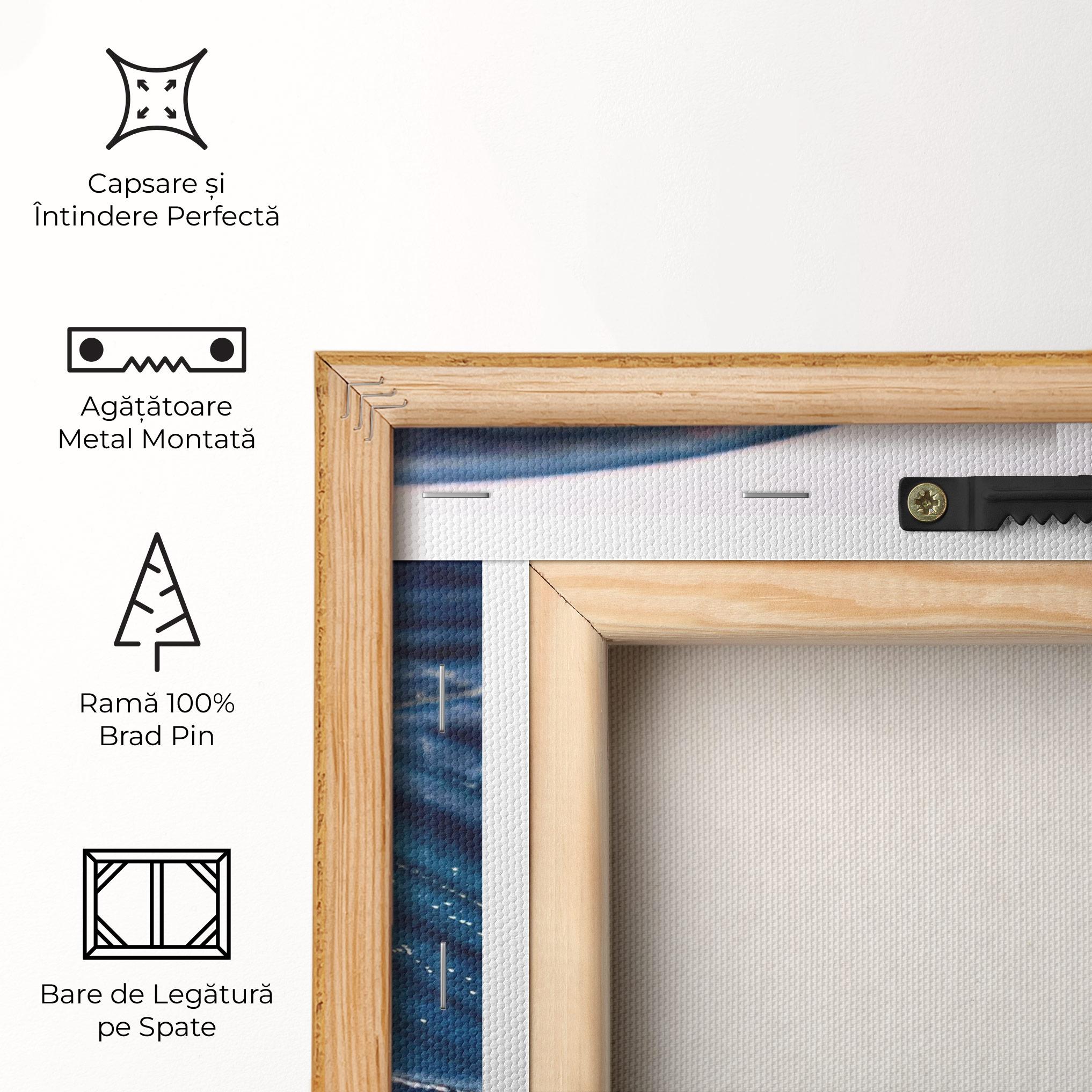 Tablou Canvas Blue Butterfly mockup 5