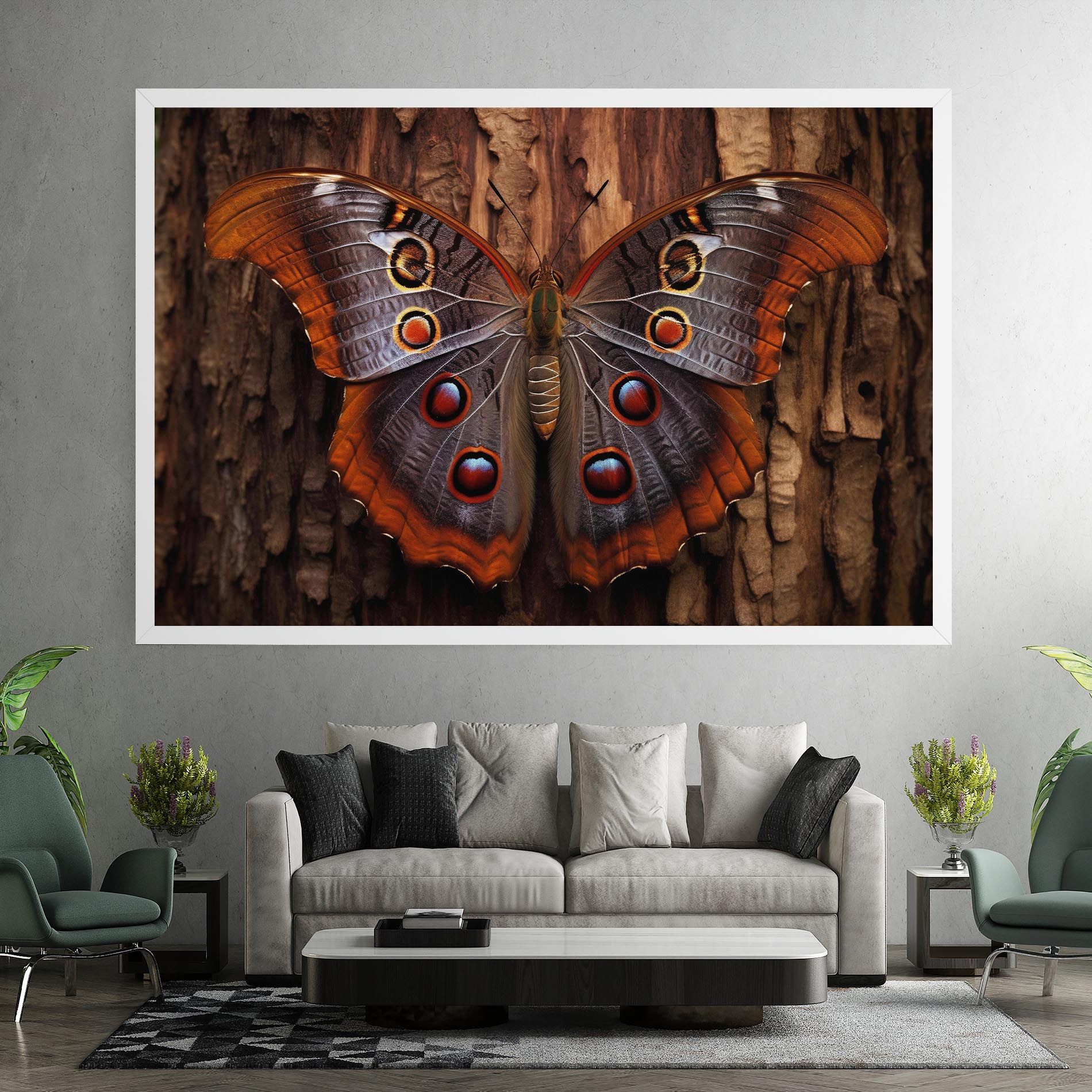 Brown Eyes Butterfly mockup 7