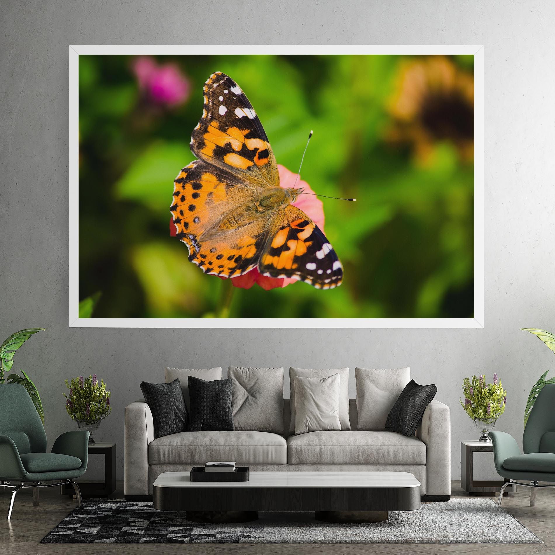 Butterfly On Flower mockup 7