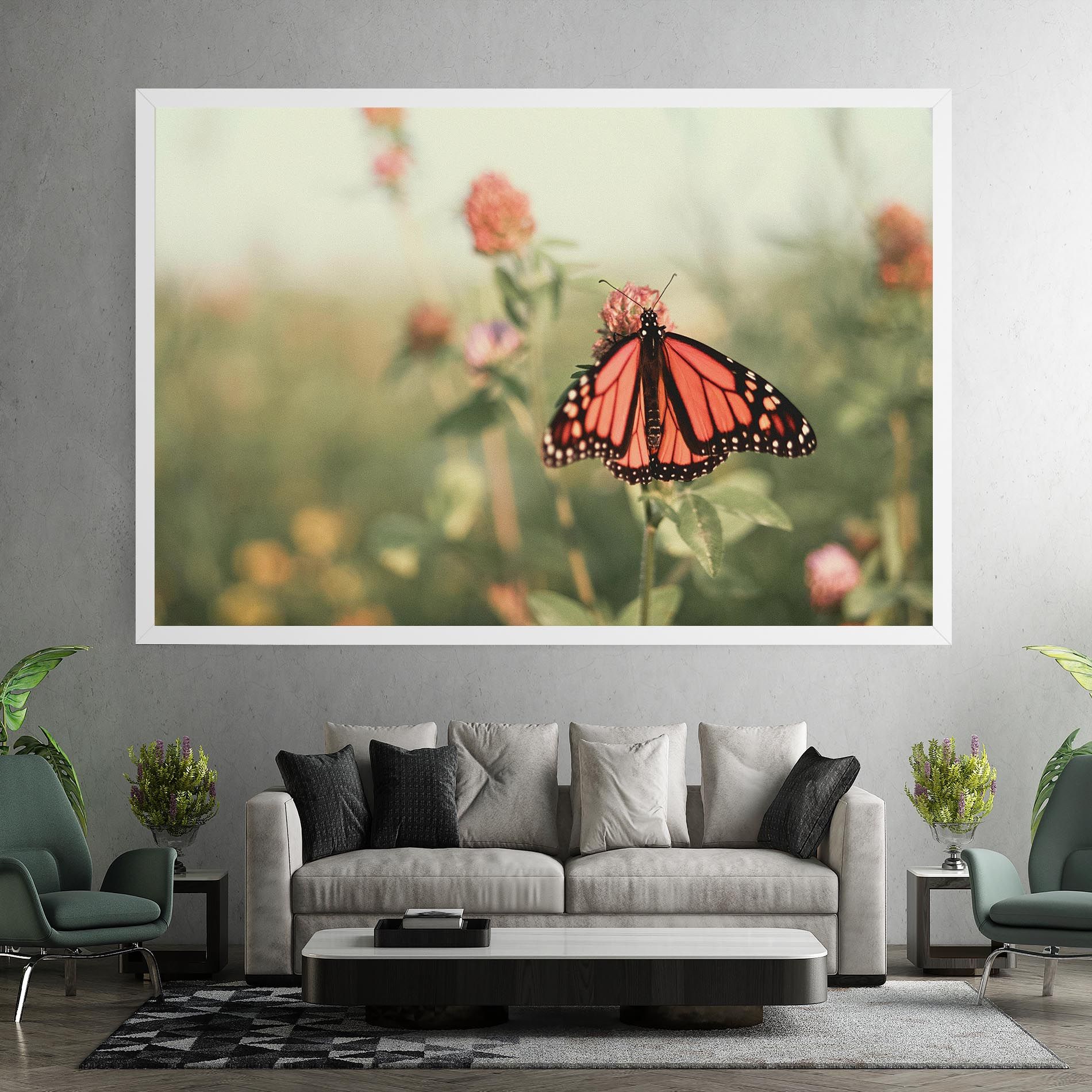 Light Red Butterfly mockup 7