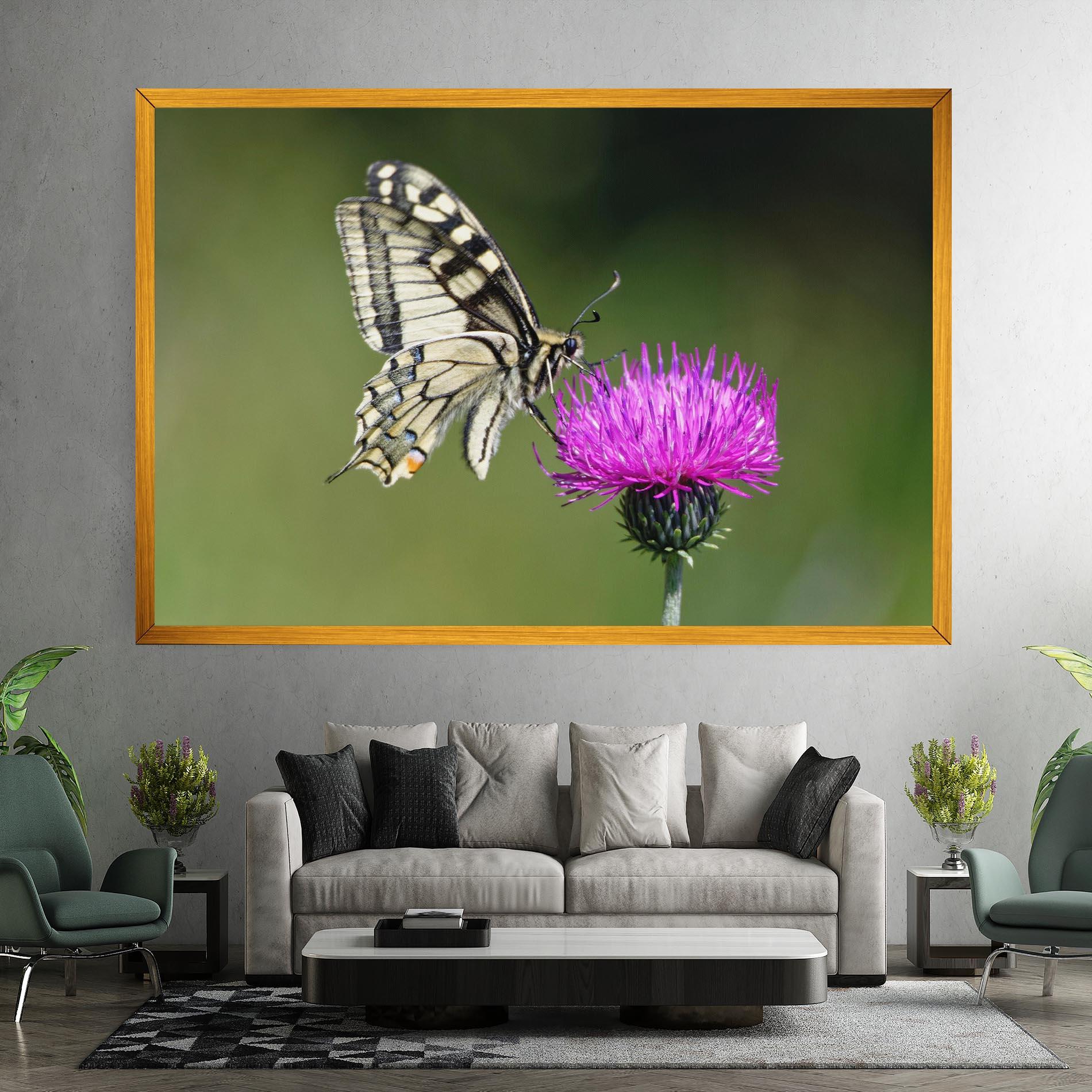 Tablou Canvas White Butterfly Pollen mockup 7