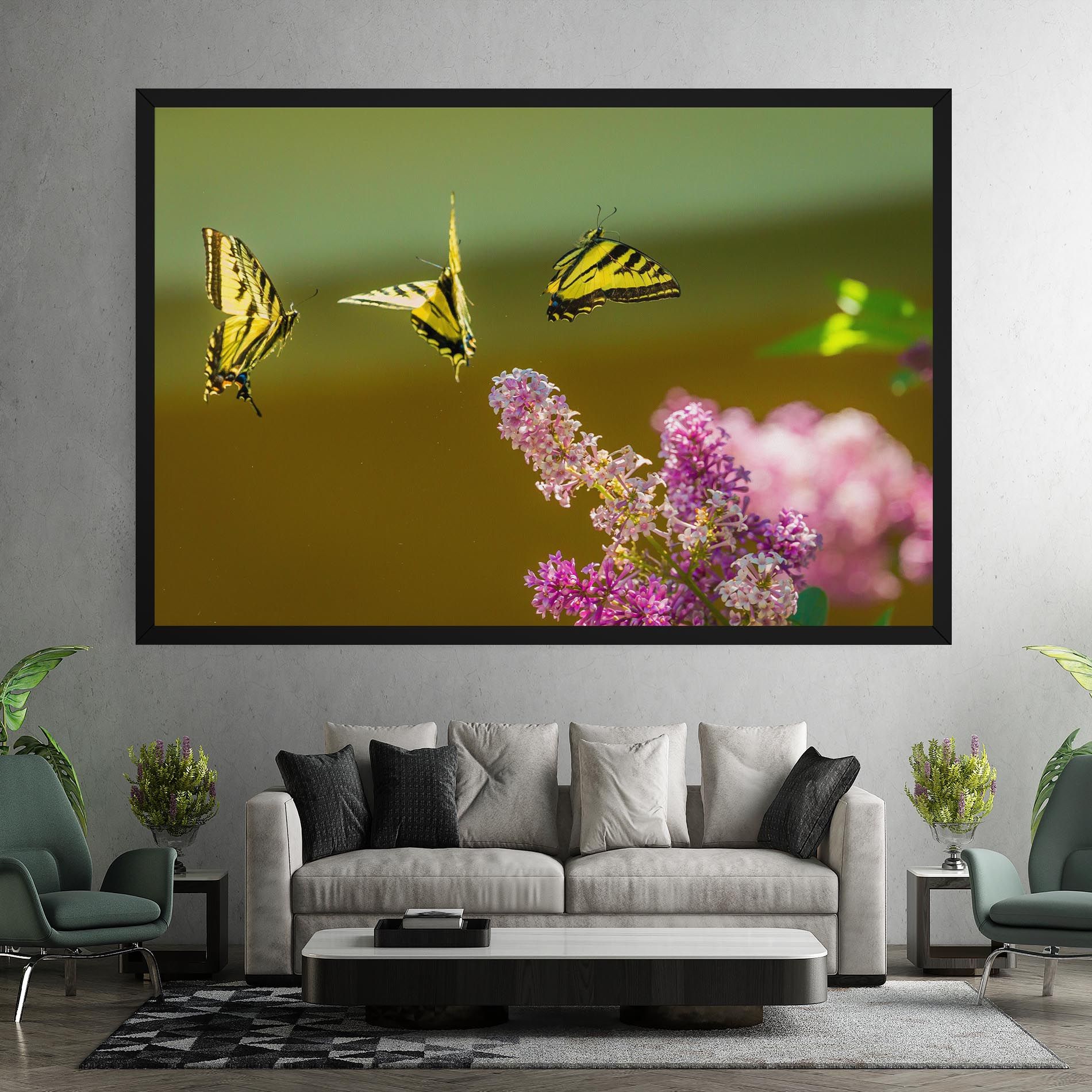 3 Yellow Butterflies mockup 7