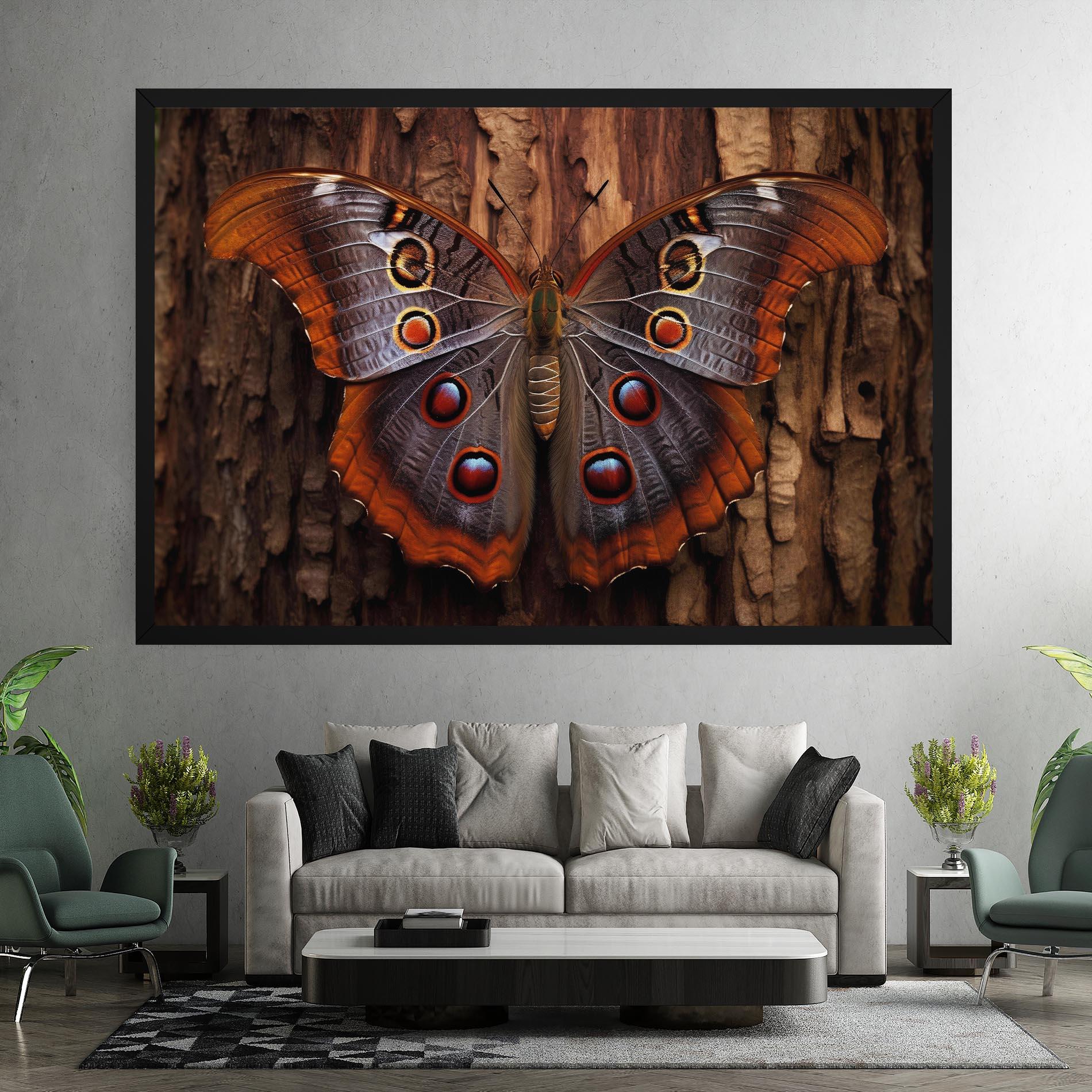 Tablou Canvas Brown Eyes Butterfly mockup 7