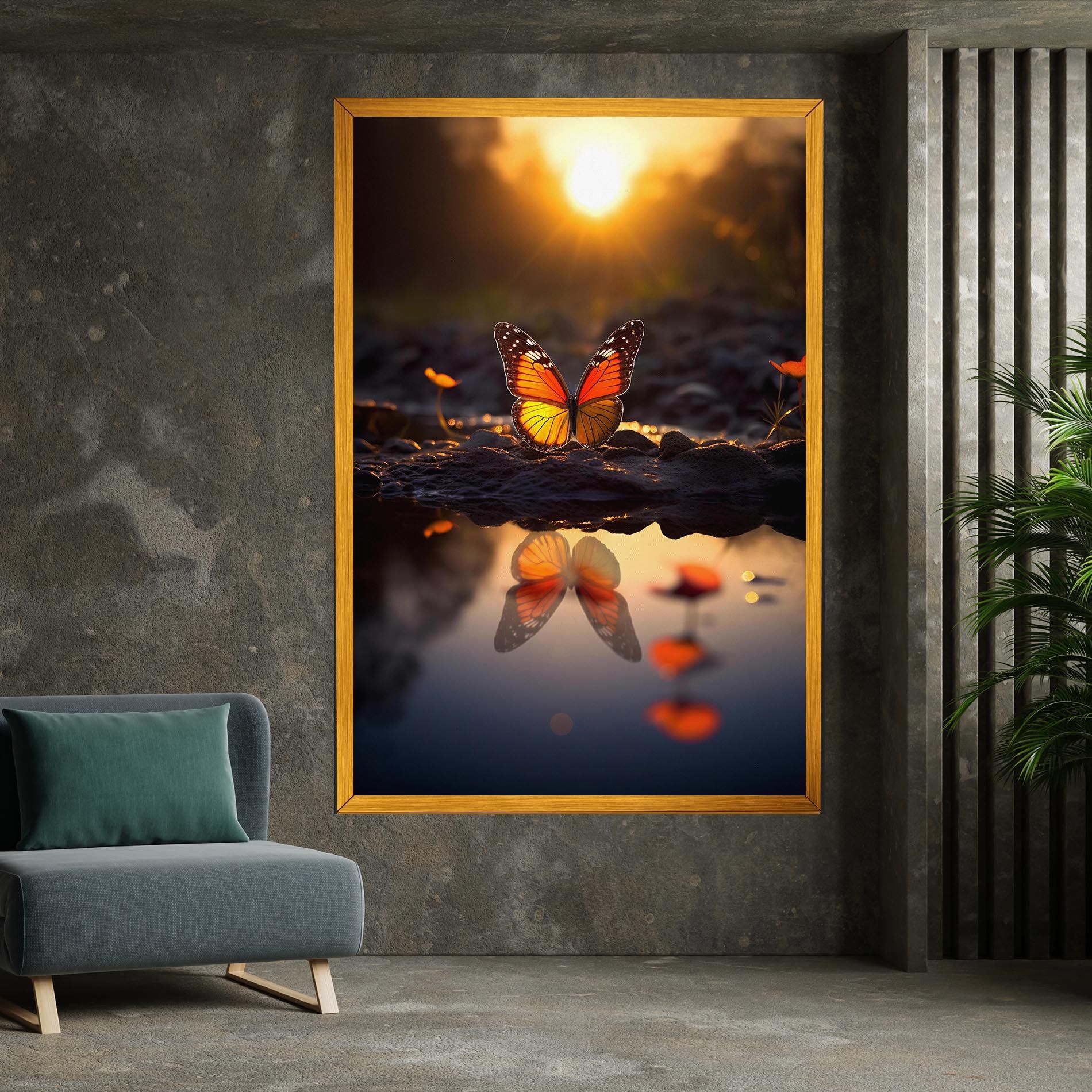 Sun Water Butterfly mockup 7