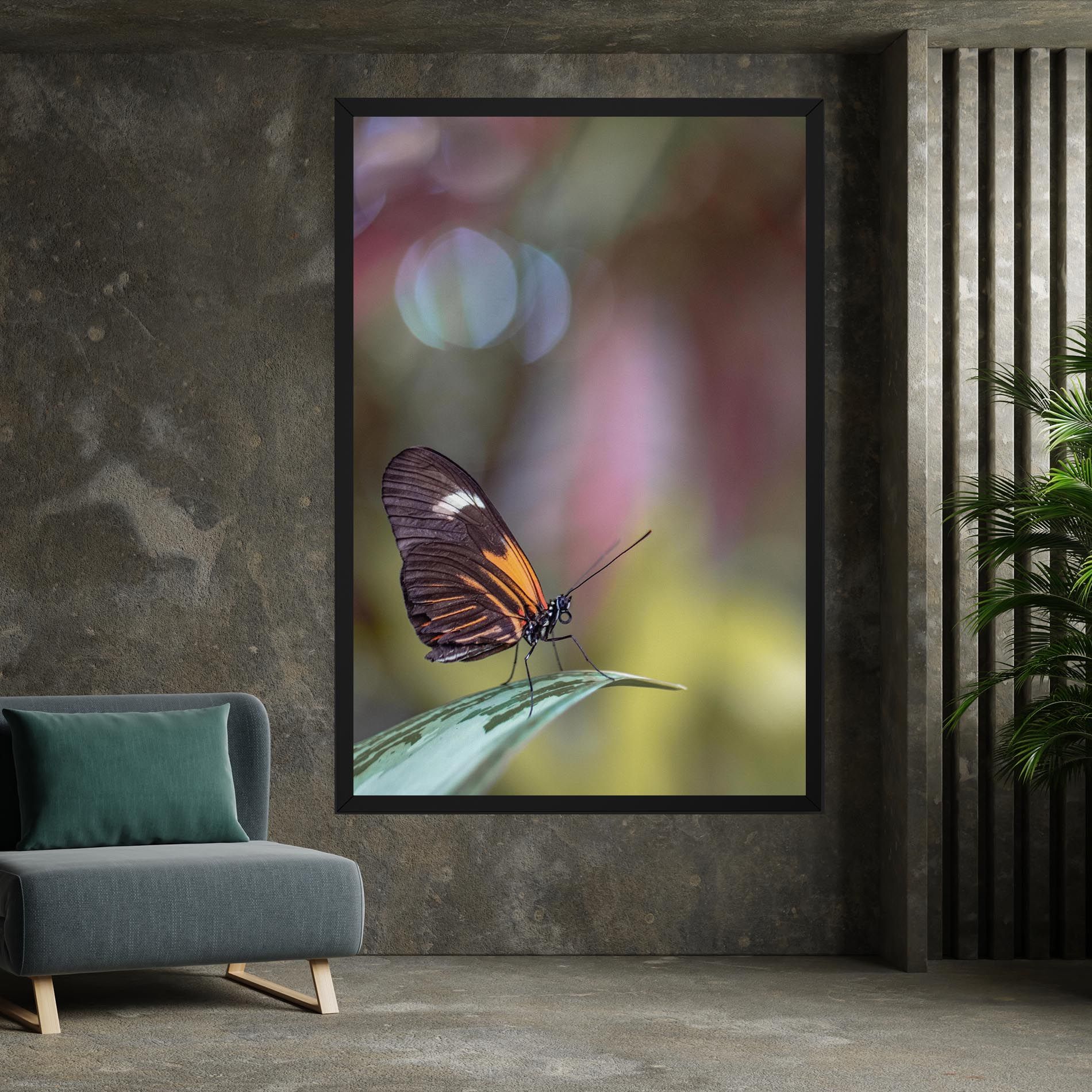 Dark Purple Butterfly mockup 7