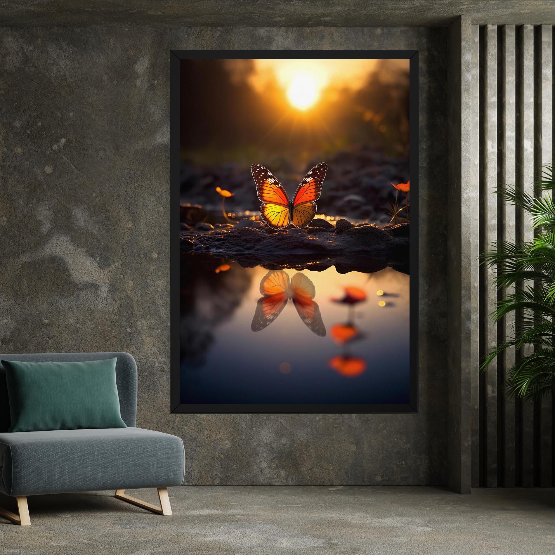 Sun Water Butterfly mockup 7