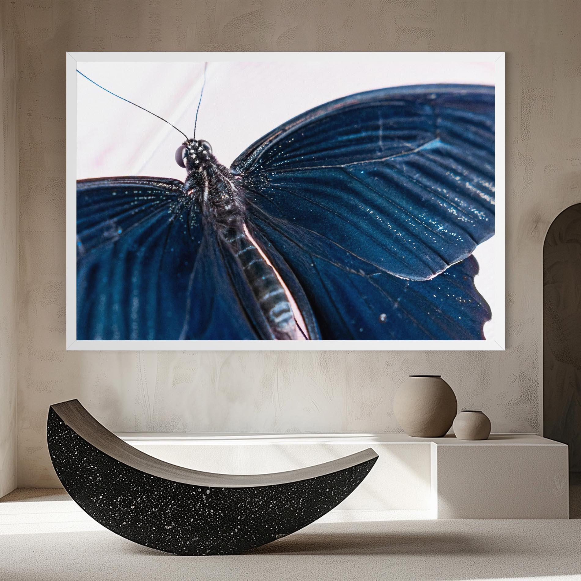 Tablou Canvas Blue Butterfly mockup 8