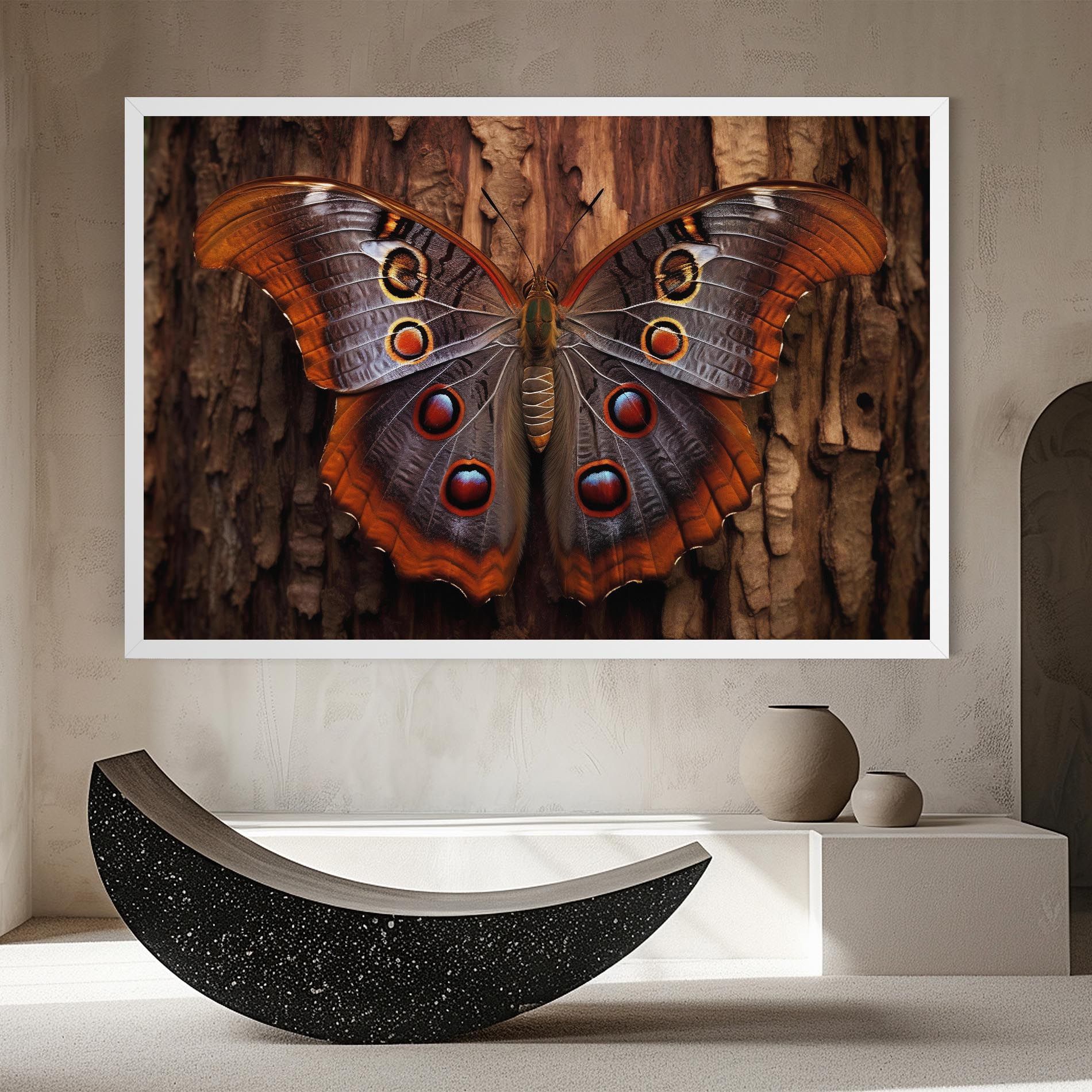 Brown Eyes Butterfly mockup 8