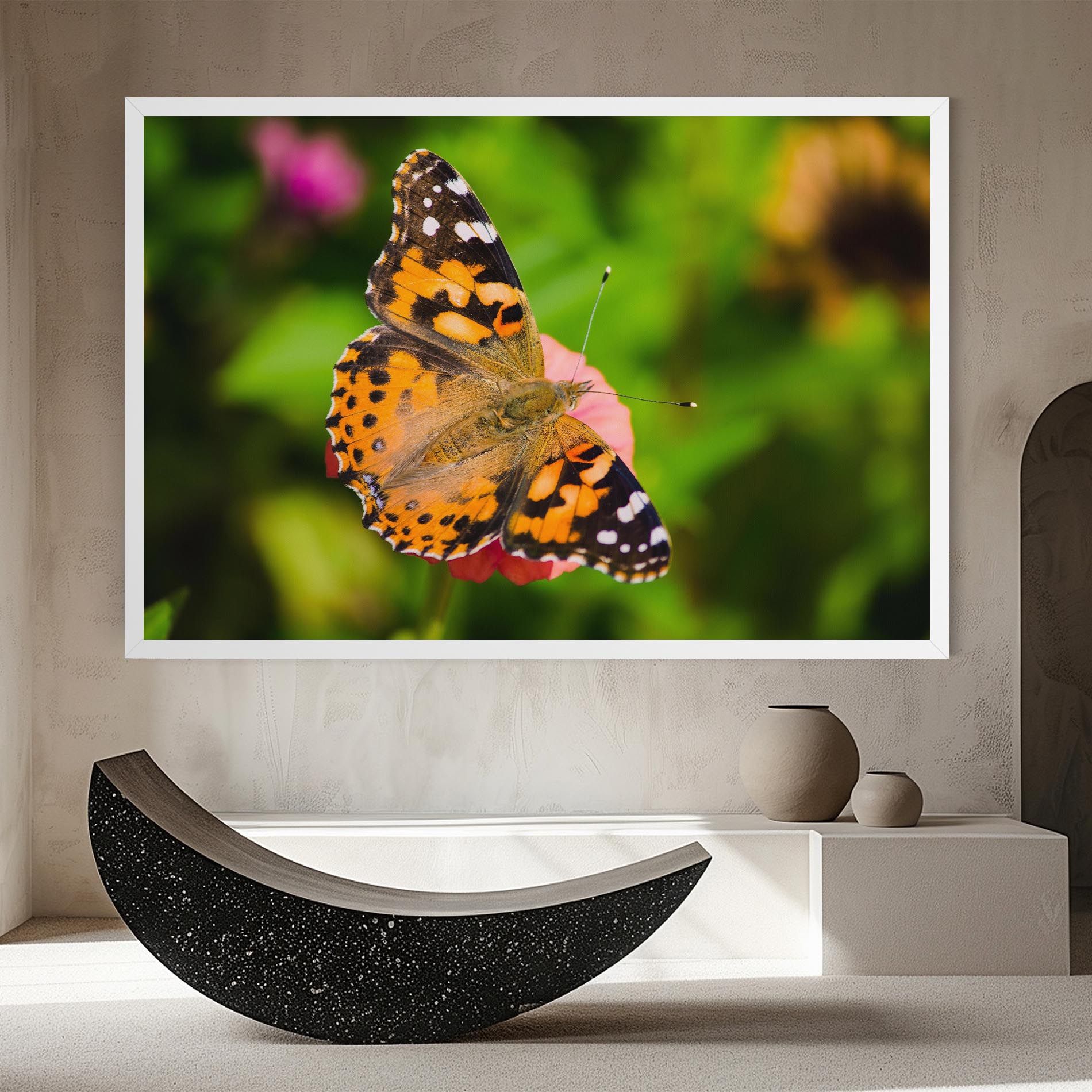 Butterfly On Flower mockup 8